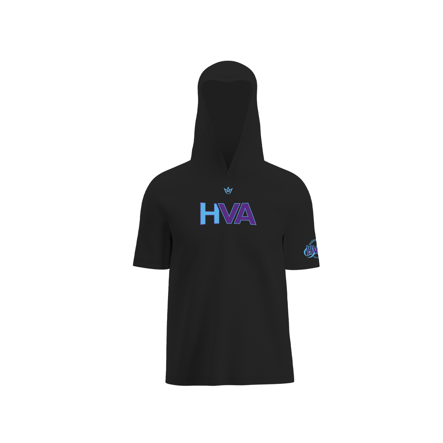 HURRICANE VOLLEYBALL ACADEMY PERFORMANCE SS HOODIE [BLACK]