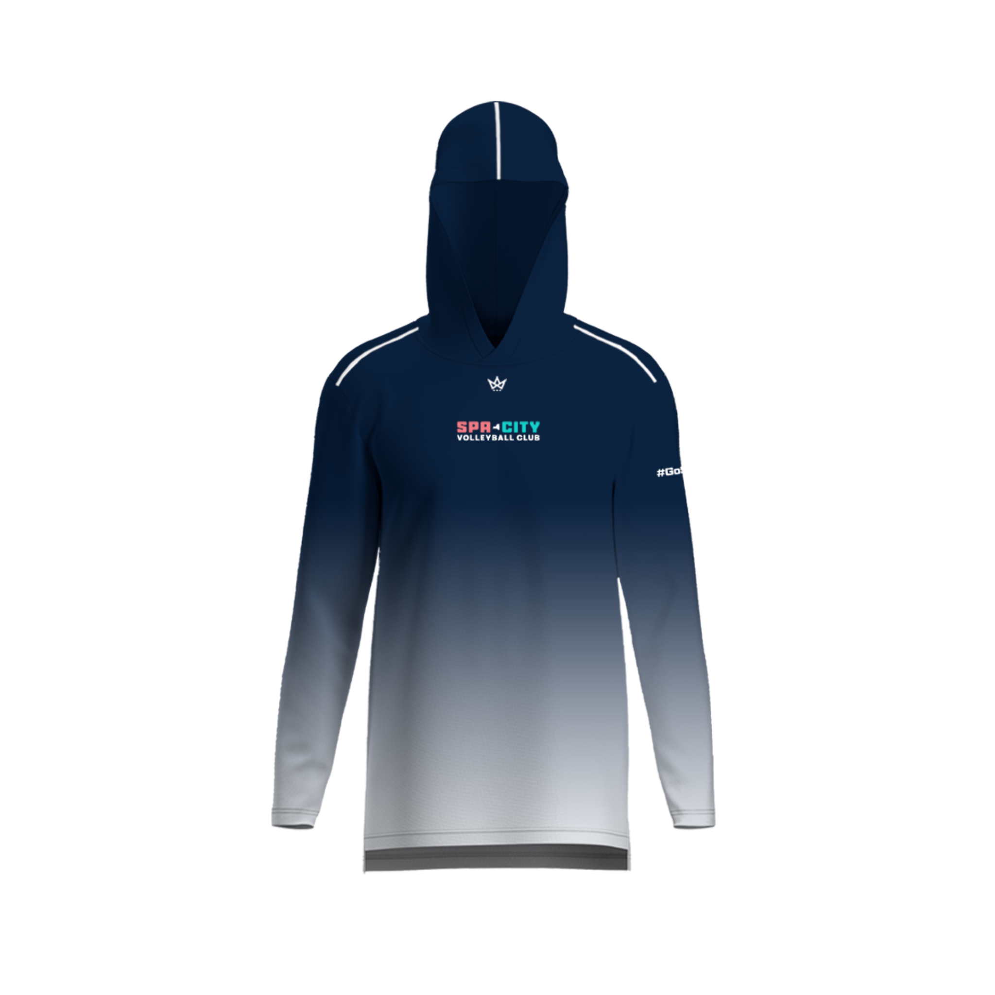 SPA CITY '26 AURA LS HOODIE [NAVY GRADIENT]