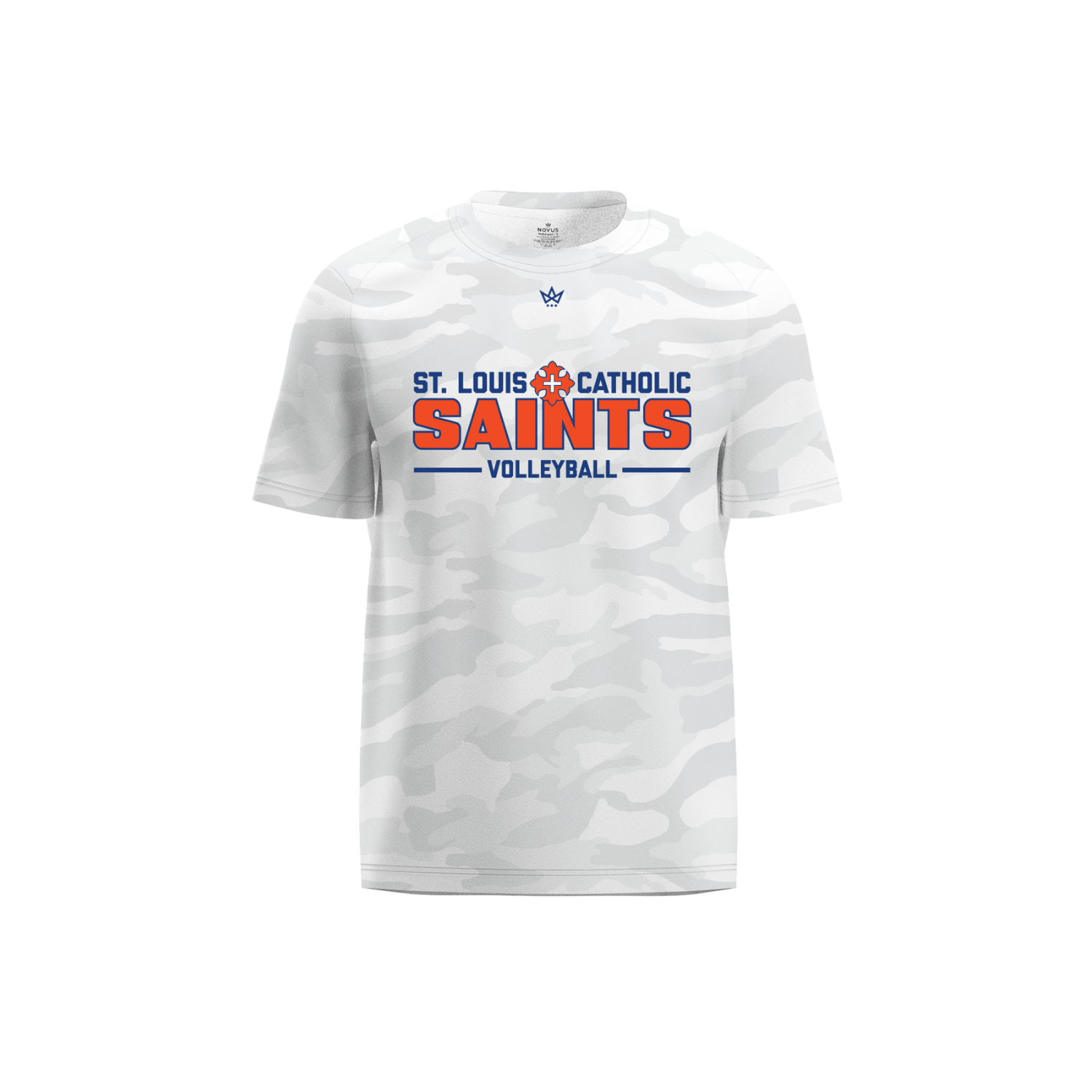 ST. LOUIS CATHOLIC HS VOLLEYBALL '26 PERFORMANCE SS TEE - WHITE