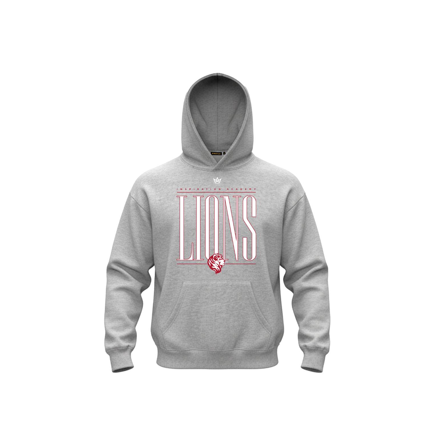 INSPIRATION ACADEMY ACCESS COTTON FLEECE HOODIE [GREY]
