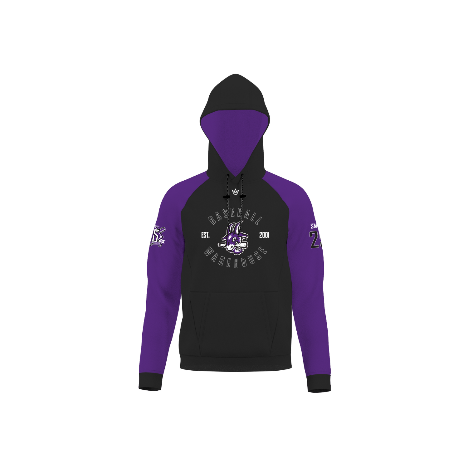 BASEBALL WAREHOUSE SUB PERFORMANCE FLEECE HOODIE - YARD GOATS