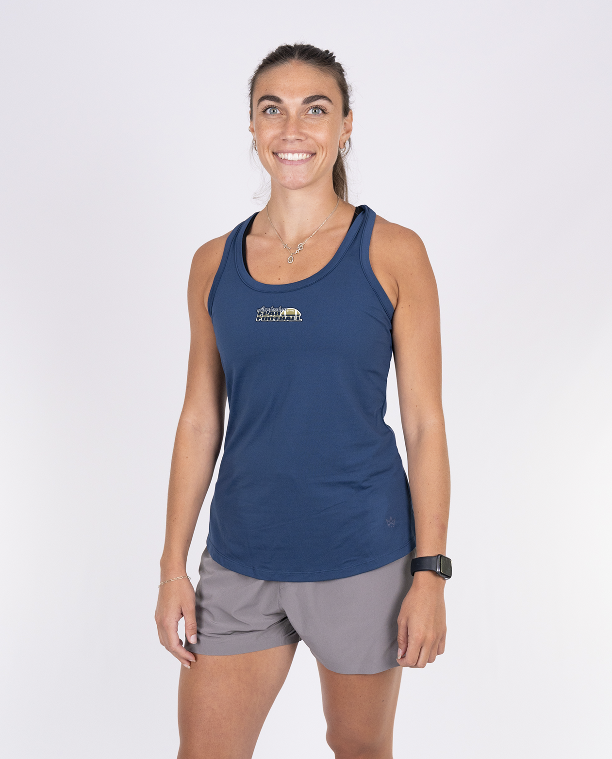 APALACHEE HS FLAG FOOTBALL WOMEN'S ASCENSION TANK TOP - INSIGNIA BLUE