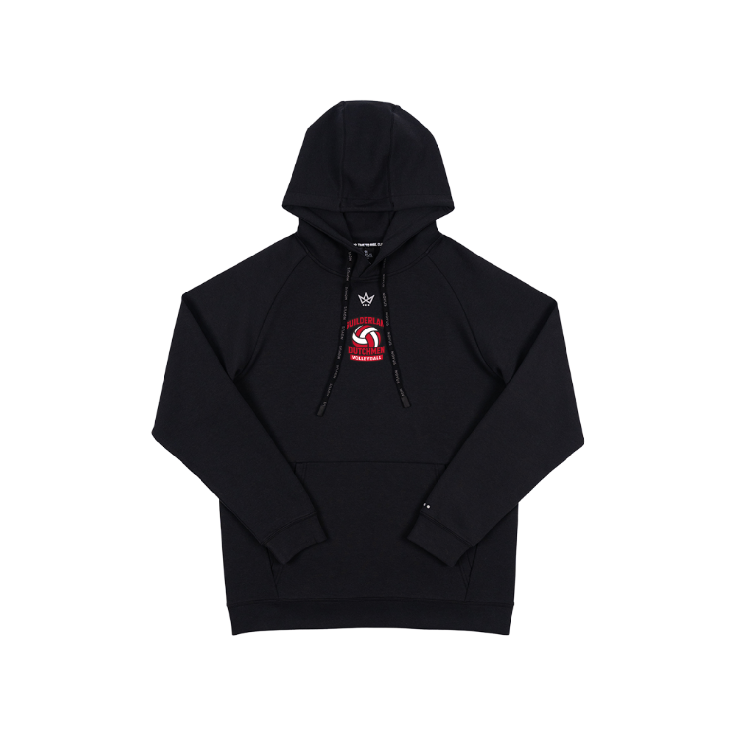 GUILDERLAND VOLLEYBALL ROYALKNIT HOODIE - ONYX