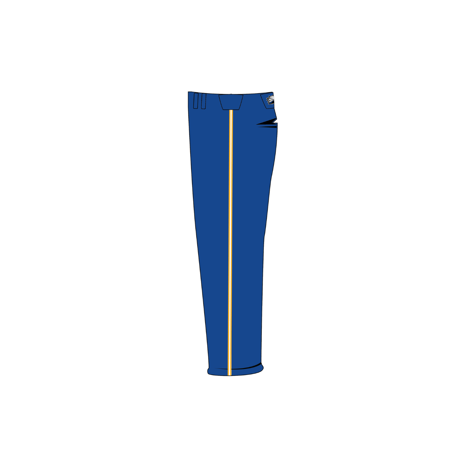 NORTH BRUNSWICK YOUTH BASEBALL LONG PANTS ELASTIC BOTTOM - BLUE
