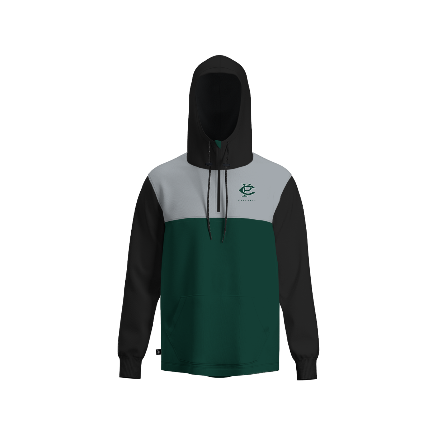 CLIFTON PARK TRAVEL BASEBALL PANELED HOODIE