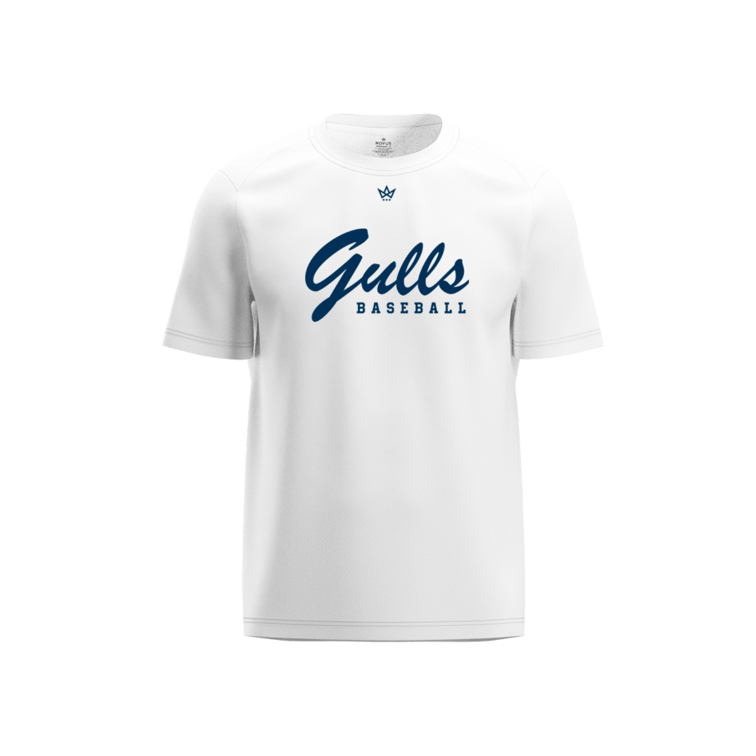 ENDICOTT BASEBALL PERFORMANCE SS TEE [WHITE]