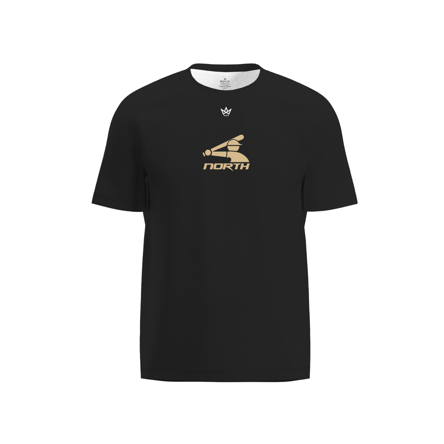 GRAYSLAKE NORTH HS BASEBALL PERFORMANCE SS TEE [BLACK]