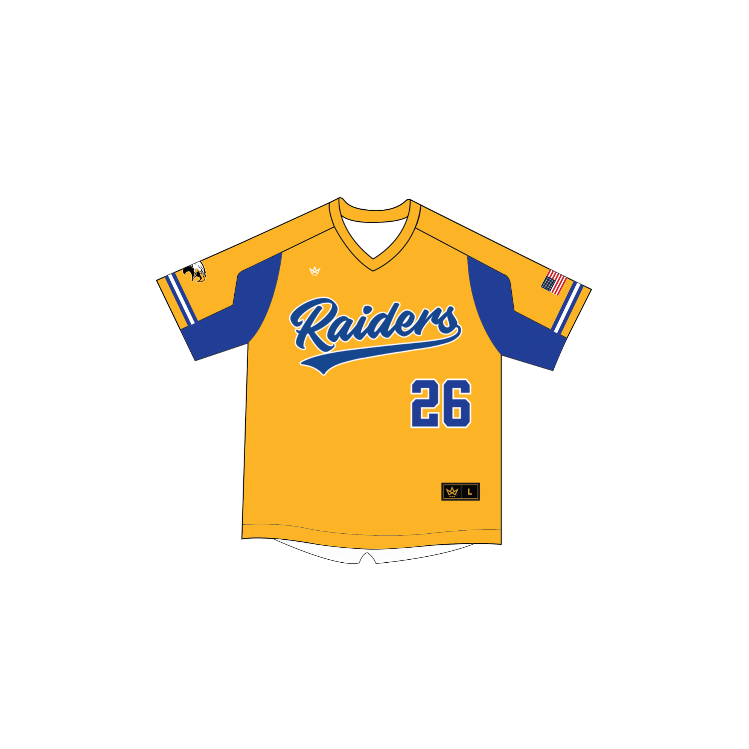 NORTH BRUNSWICK YOUTH BASEBALL VENTUS V-NECK JERSEY