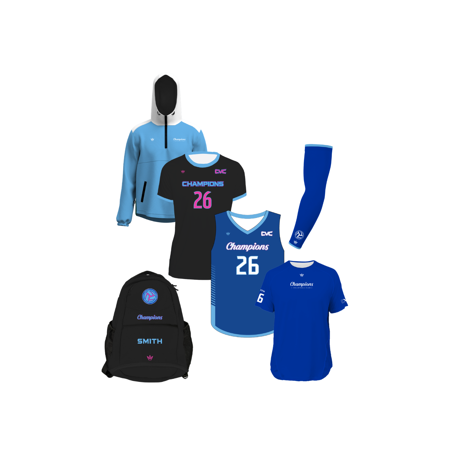 CHAMPION VOLLEYBALL CLUB '26 ELITE & COLLEGIATE PLAYER PACK
