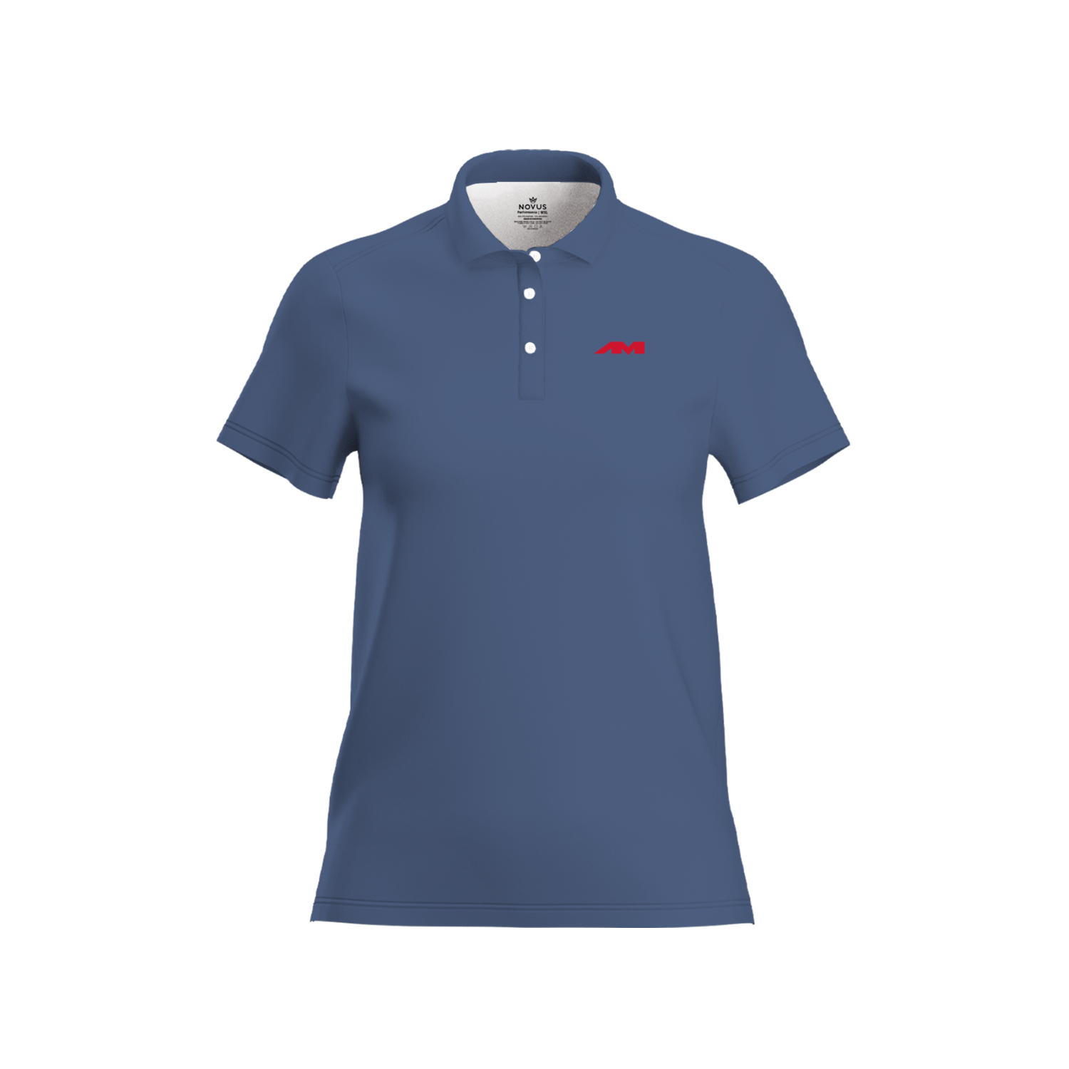 AMTS WOMEN'S SUB PERFORMANCE POLO - SLATE BLUE