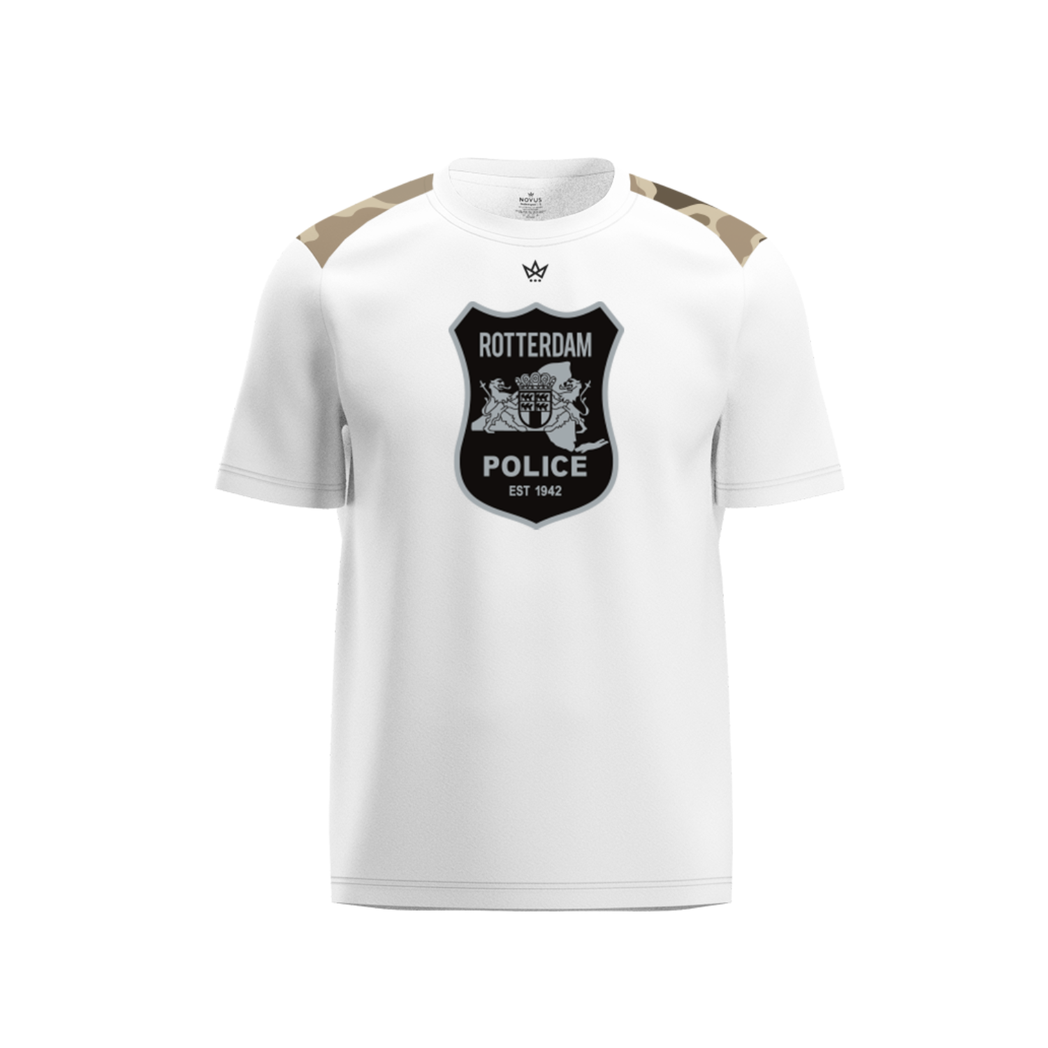 ROTTERDAM PD PERFORMANCE SS TEE [WHITE/CAMO]