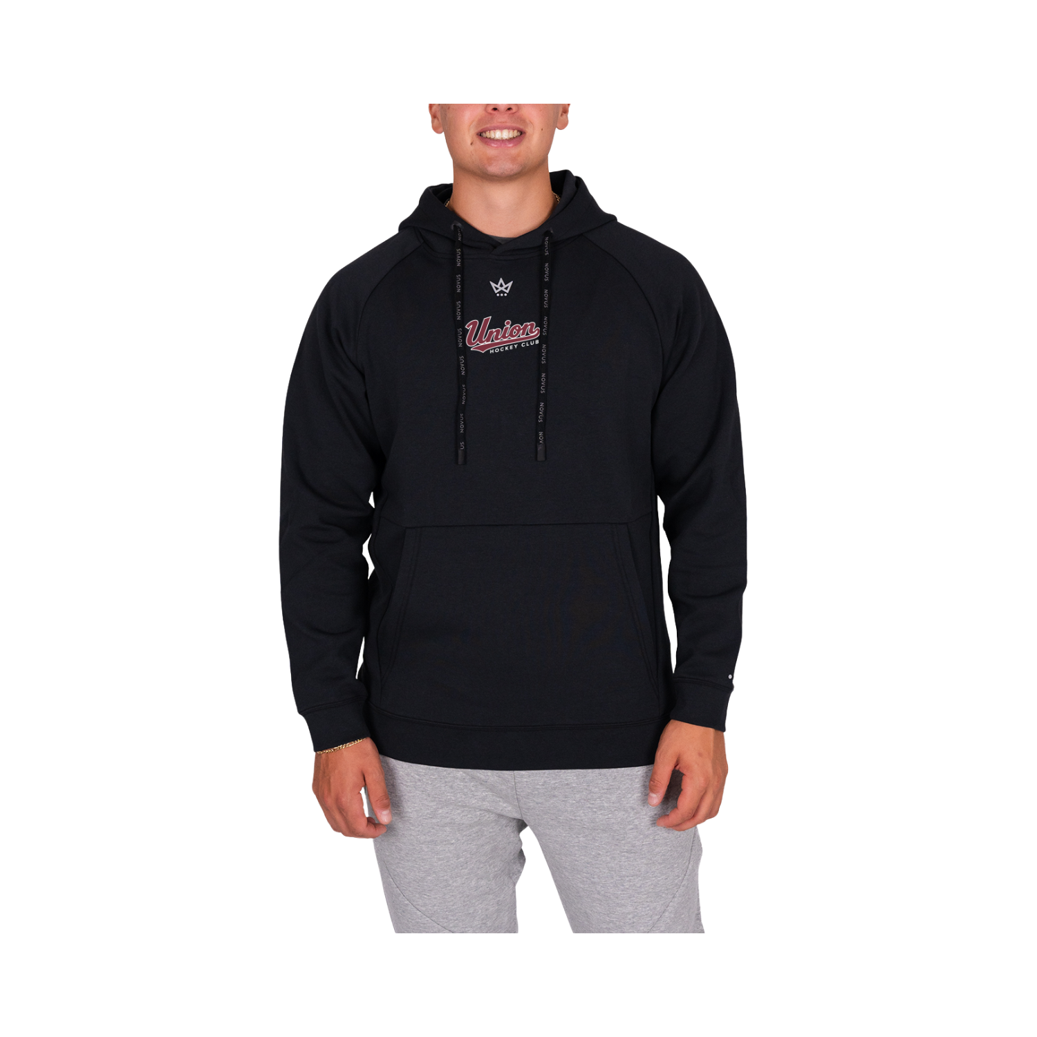 UNION HOCKEY CLUB ROYALKNIT HOODIE - ONYX