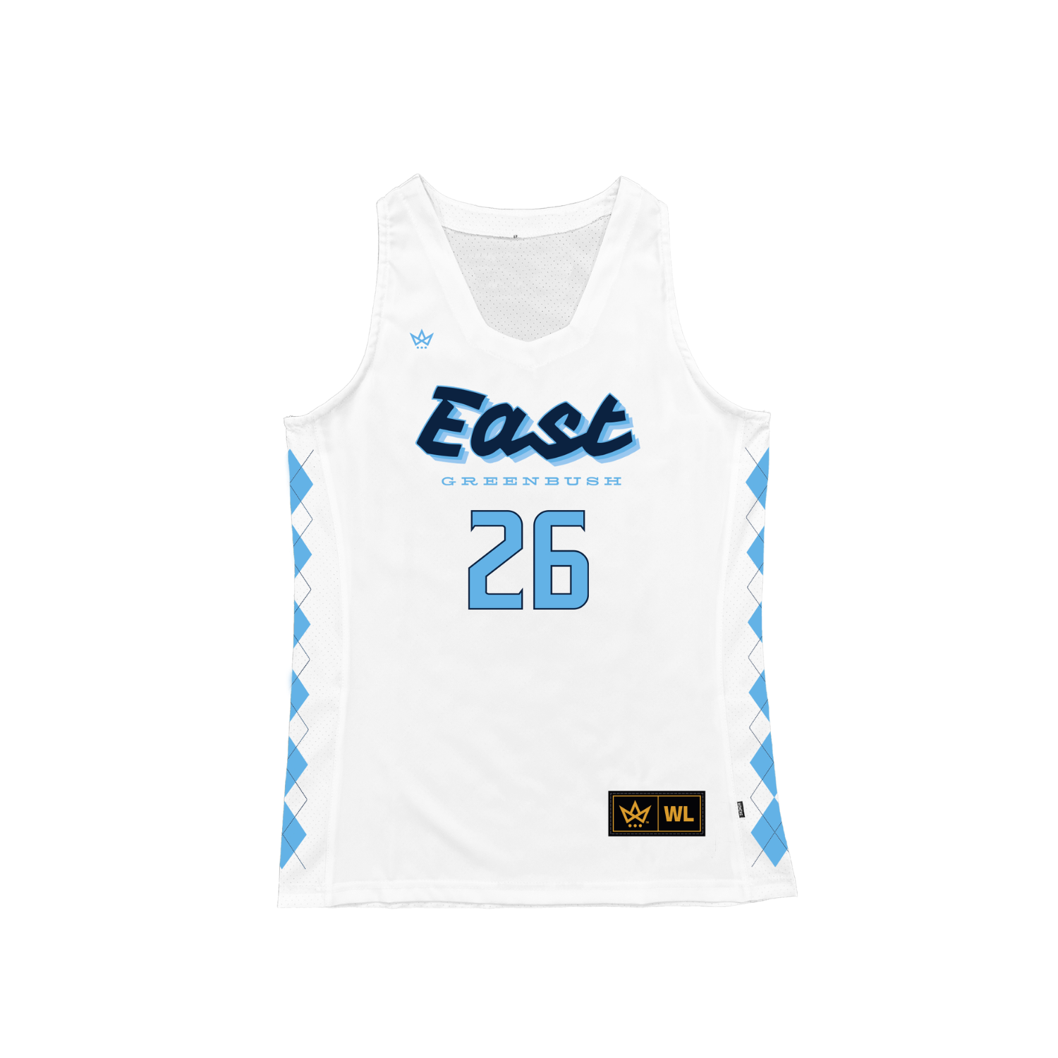EG GIRLS TRAVEL BASKETBALL WOMEN'S BASKETBALL VENTUS GAME JERSEY  [WHITE]