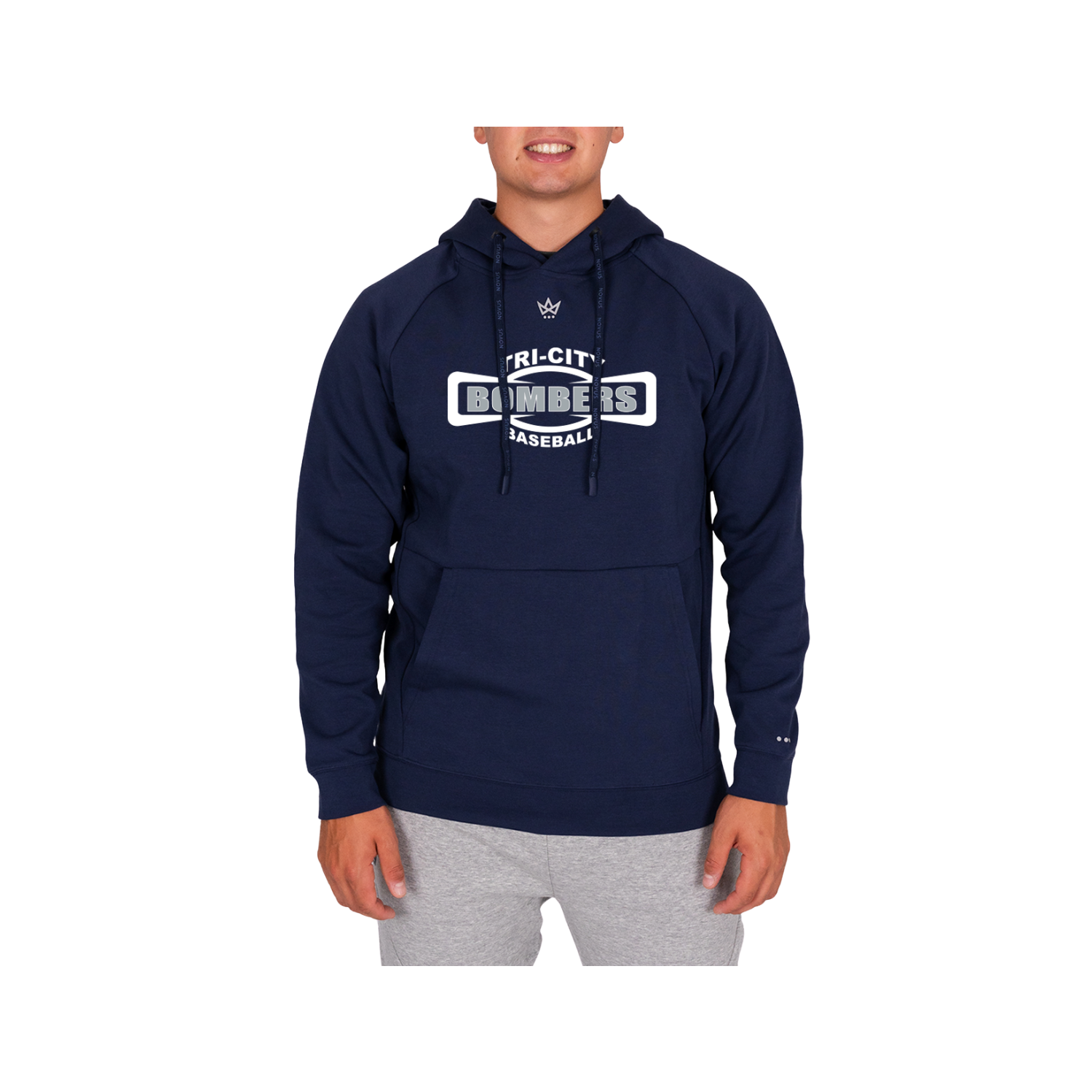 TC BOMBERS FALL 2026 ROYALKNIT HOODIE - NAVY