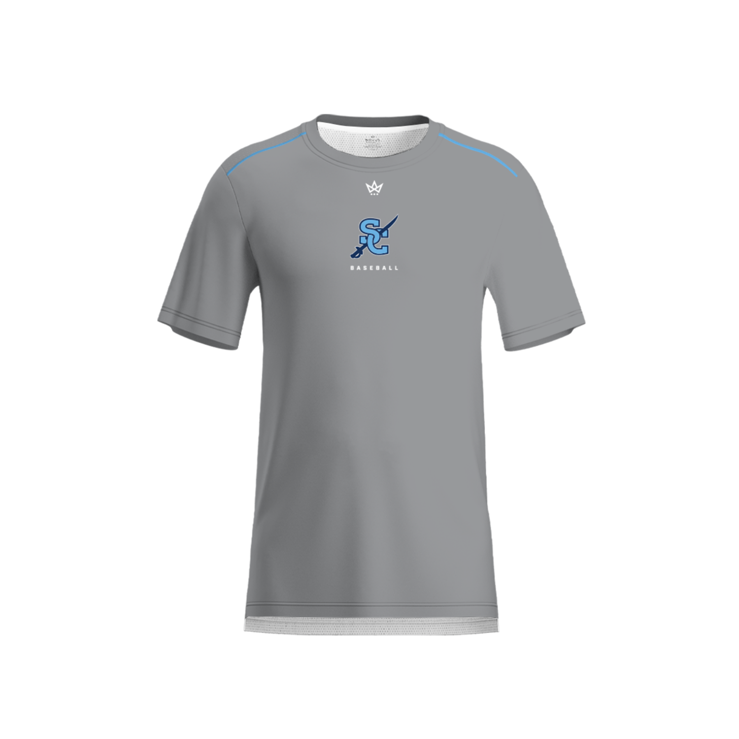 SOUTHSIDE CHRISTIAN SCHOOL BASEBALL AURA TEE [GREY]