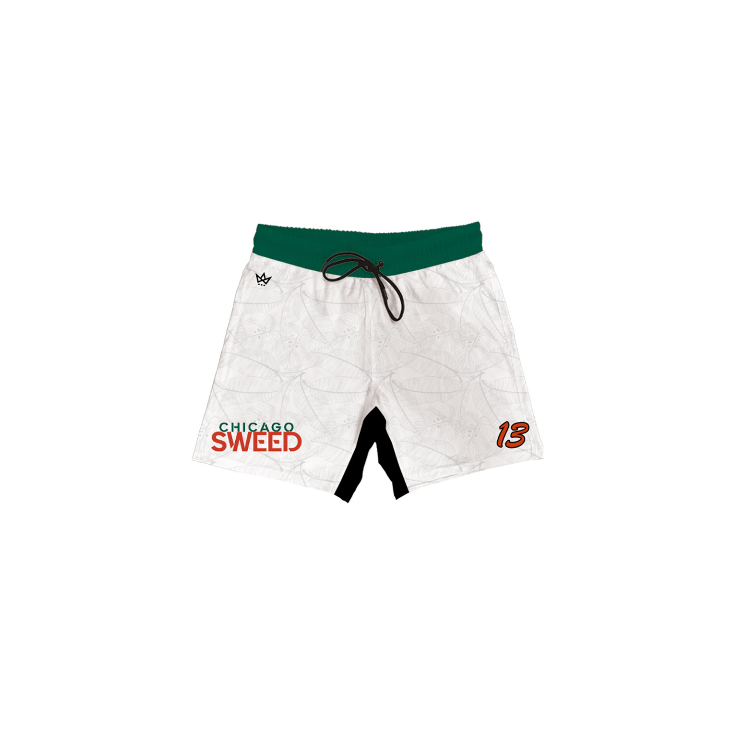 CHICAGO SWEED VLA VENTUS BOARD SHORTS - WHITE