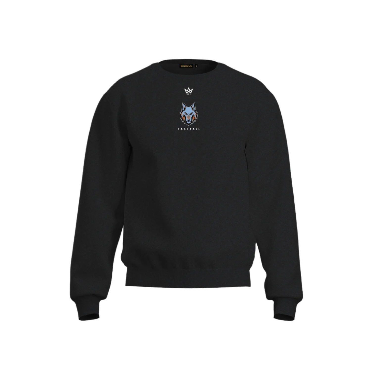 BALLANTYNE RIDGE HS ACCESS COTTON FLEECE CREWNECK [BLACK]