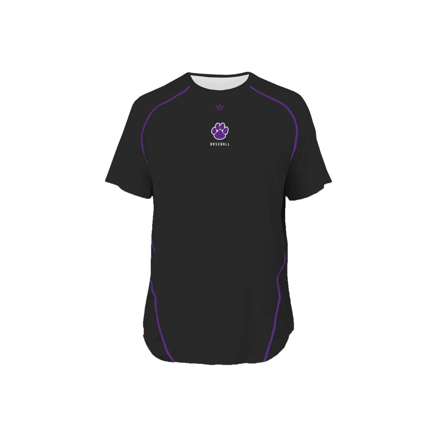 PASCHAL PANTHERS PRO VENTED SS TEE - BLACK
