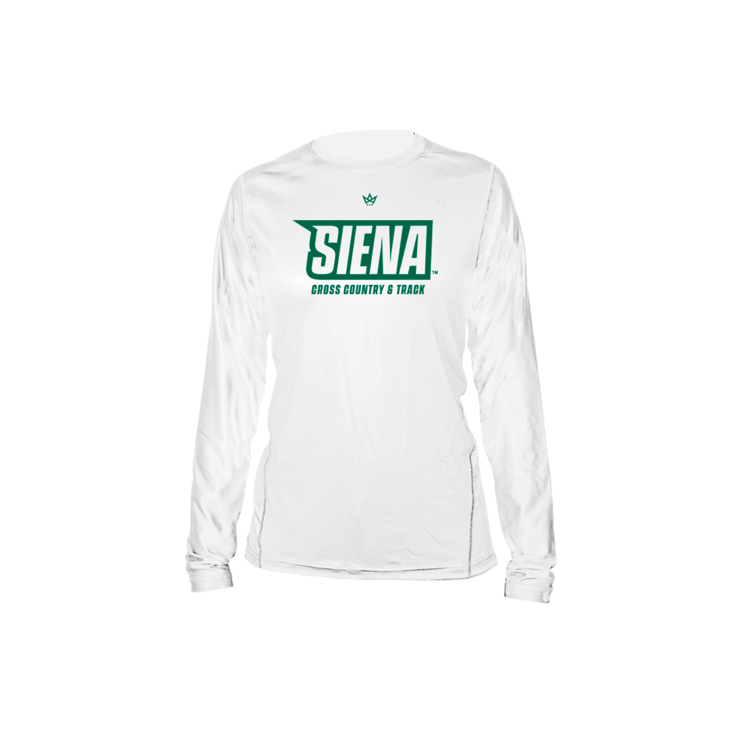 SIENA UNIVERSITY CROSS COUNTRY & TRACK WOMEN'S PERFORMANCE LS - WHITE