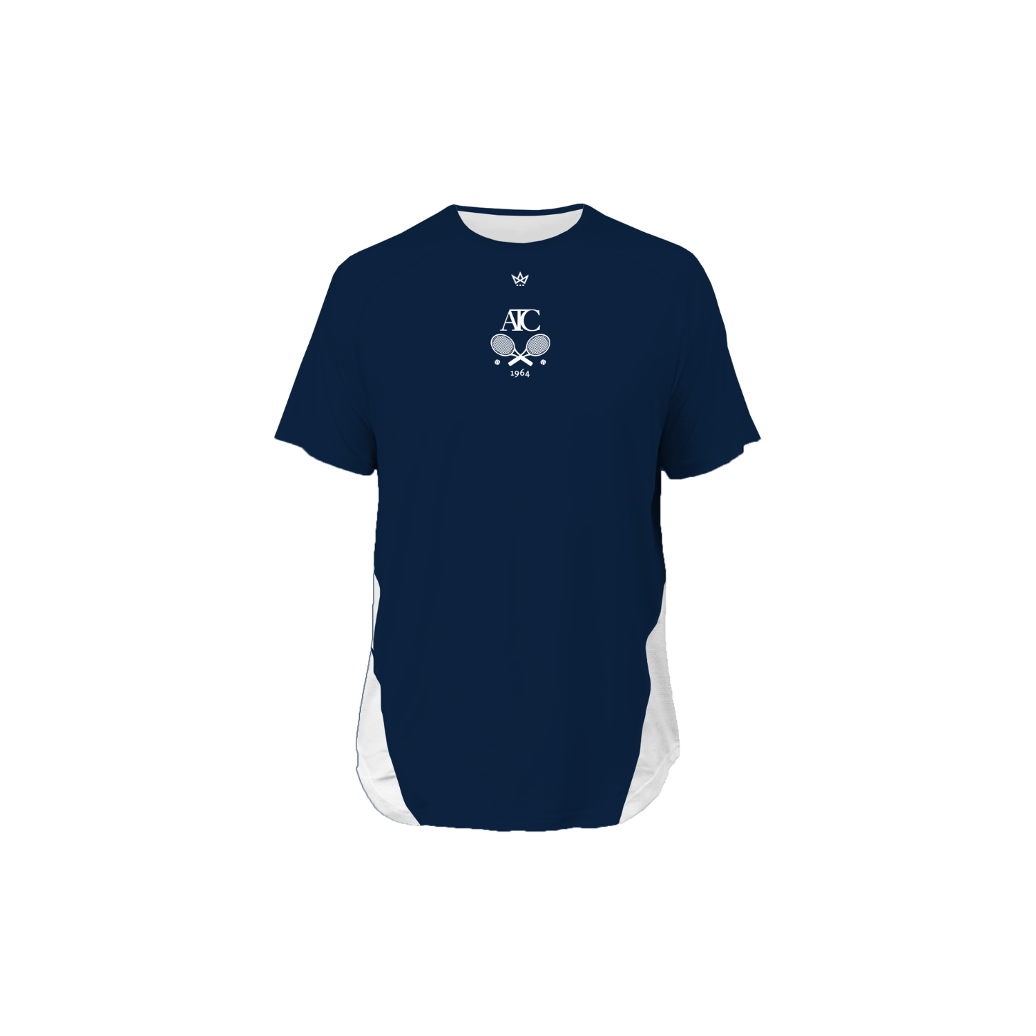 ARAPAHOE TENNIS CLUB '26 PRO VENTED SS TEE - NAVY