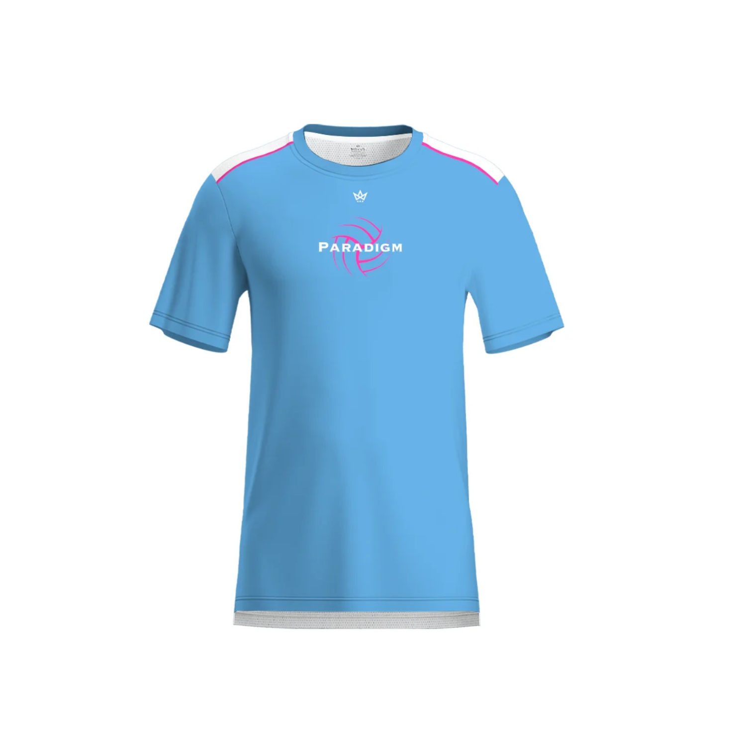PARADIGM VOLLEYBALL AURA TEE [BLUE/WHITE]