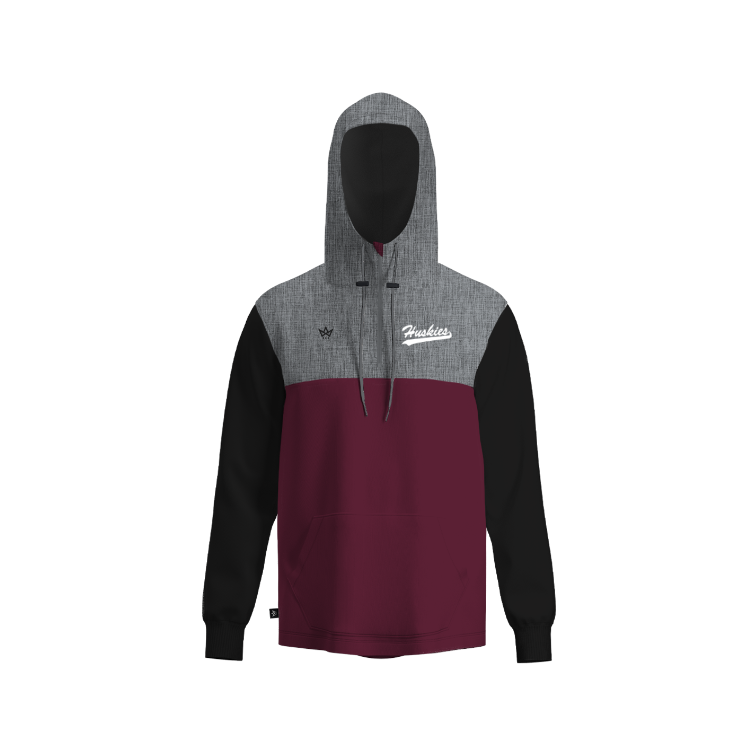 GLOVERSVILLE FOOTBALL PANELED HOODIE