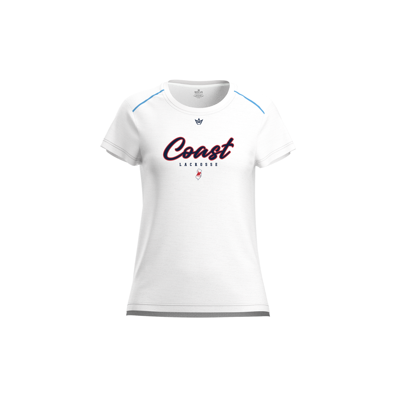 3D LACROSSE - COAST LWSC WOMEN'S AURA TEE