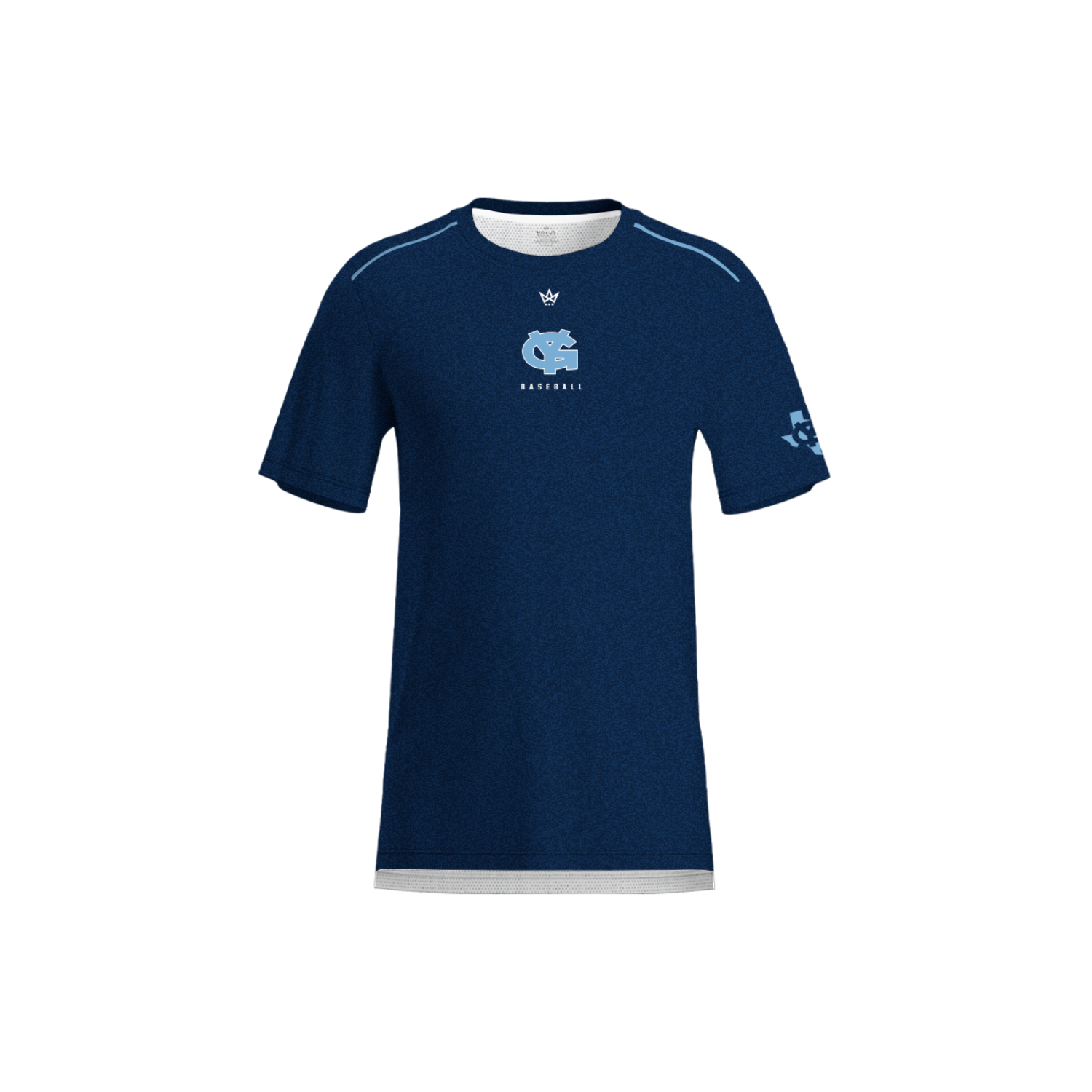 YOUNG GUNS BASEBALL AURA TEE - NAVY