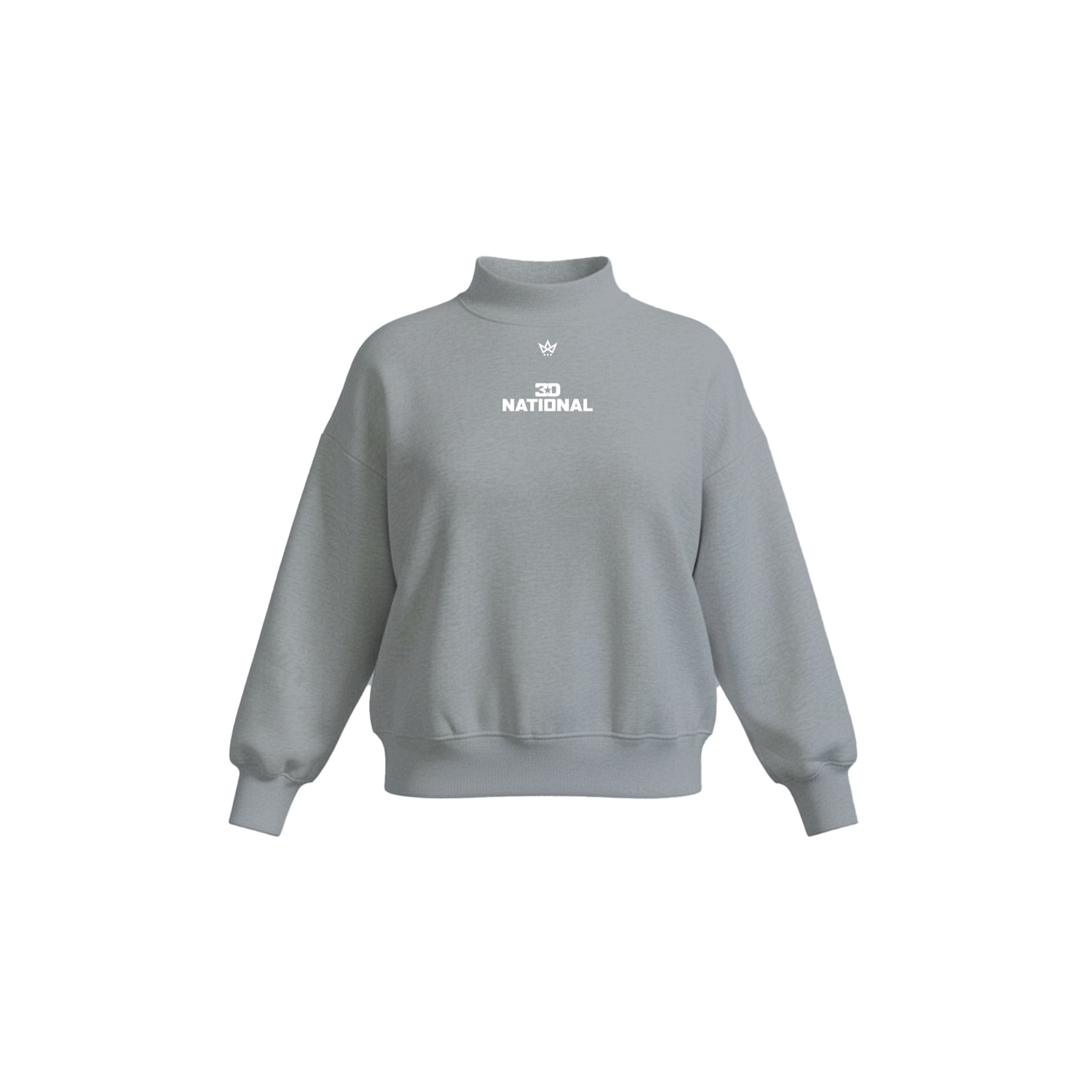 3D NATIONAL LACROSSE VIRGINIA BEACH WOMEN'S COTTON FLEECE MOCKNECK