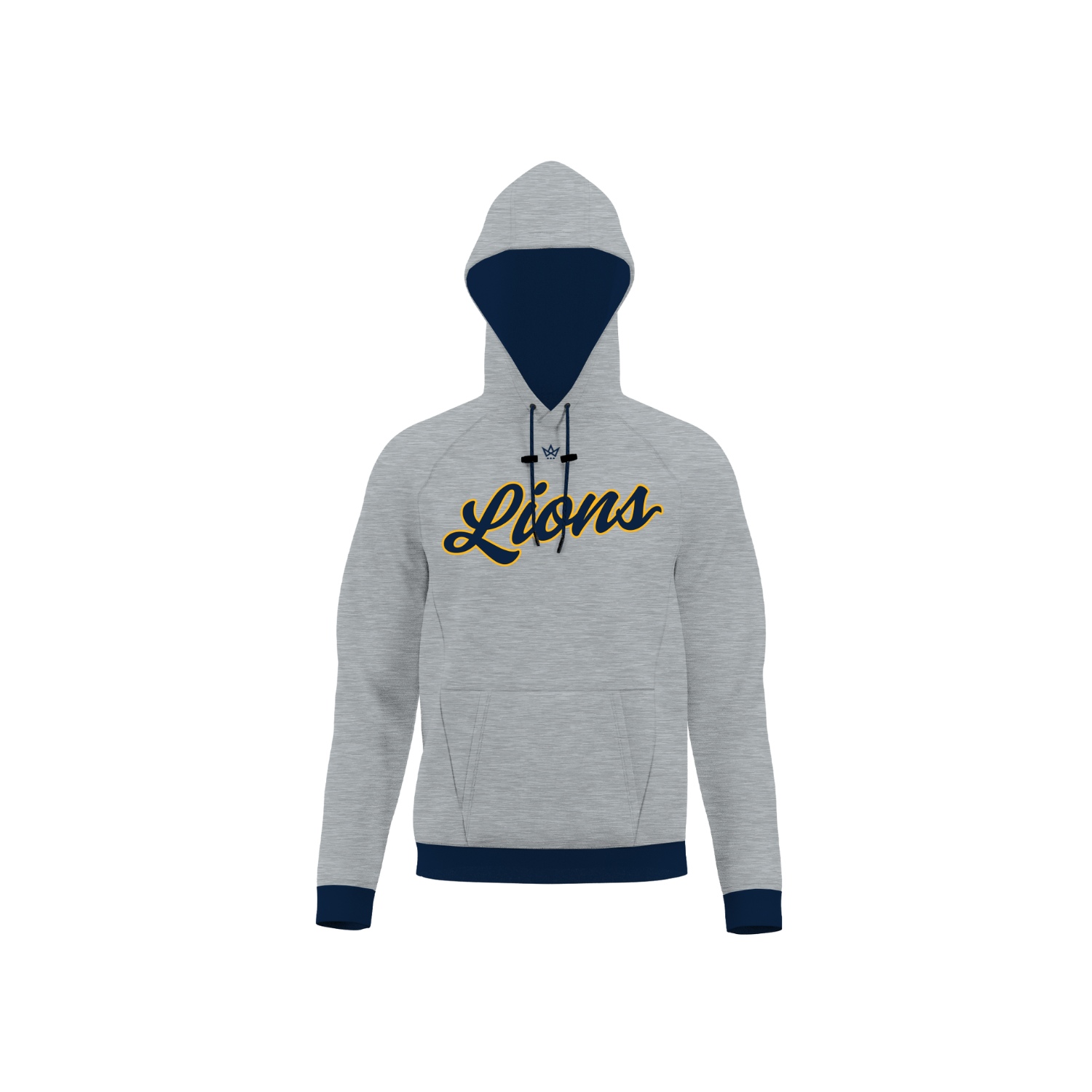 WC LIONS SUB PERFORMANCE FLEECE HOODIE - GREY