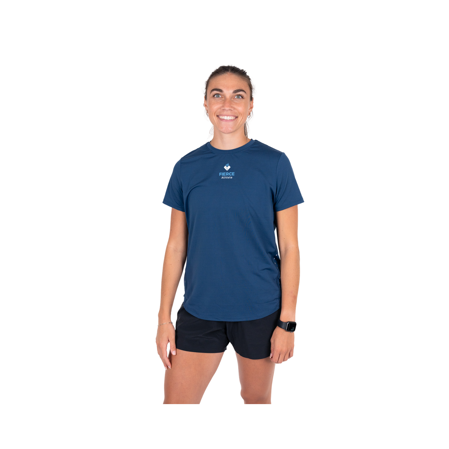 FIERCE WOMEN'S ASCENSION SS TEE - INSIGNIA BLUE