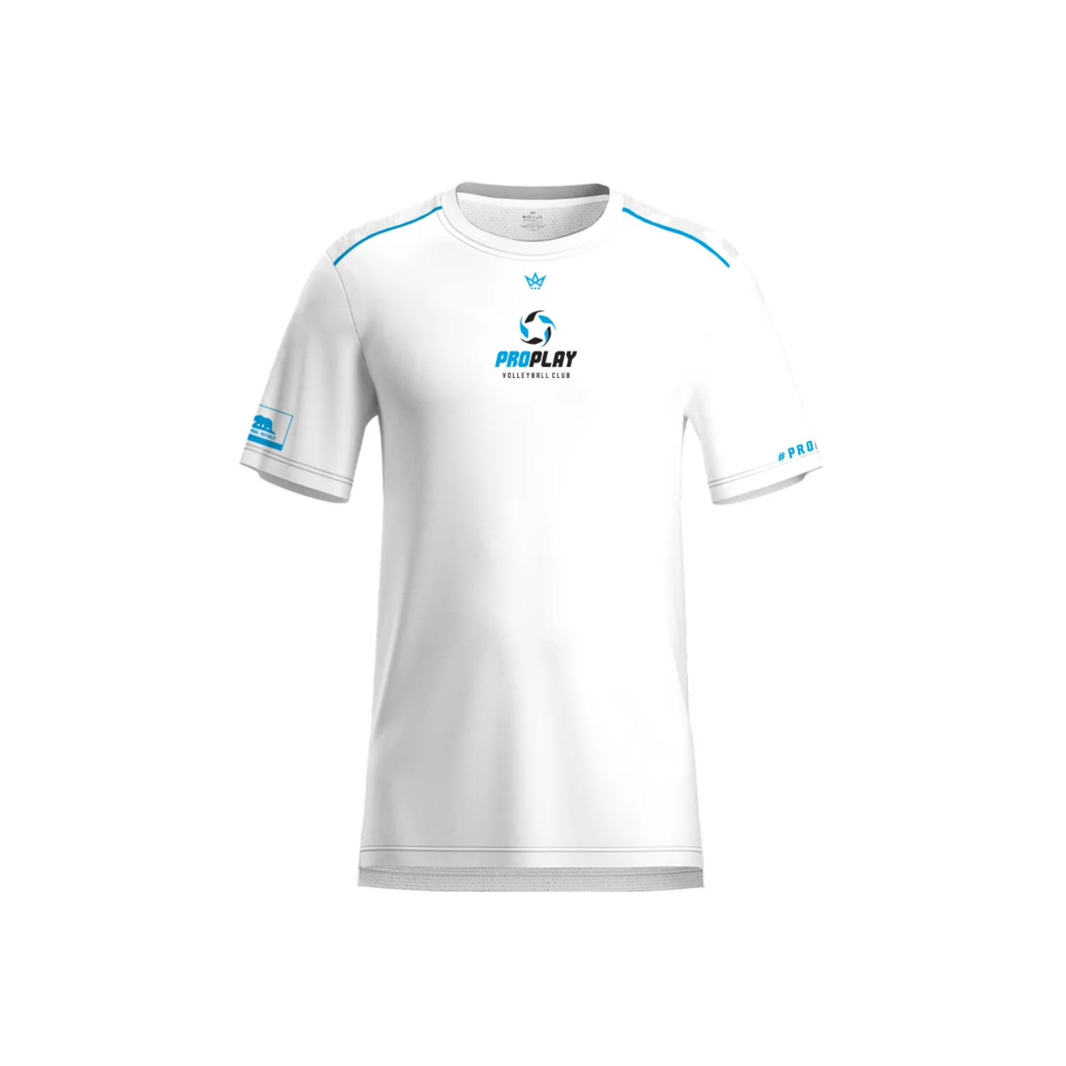 PROPLAY VOLLEYBALL COACH AURA TEE [WHITE]