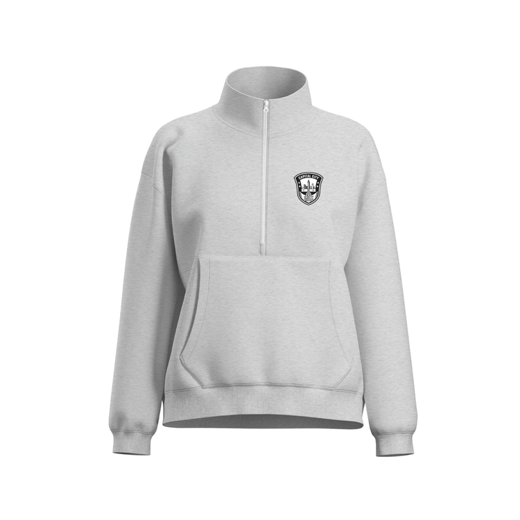 CAPITAL CITY FC WOMEN'S COTTON FLEECE HALF-ZIP