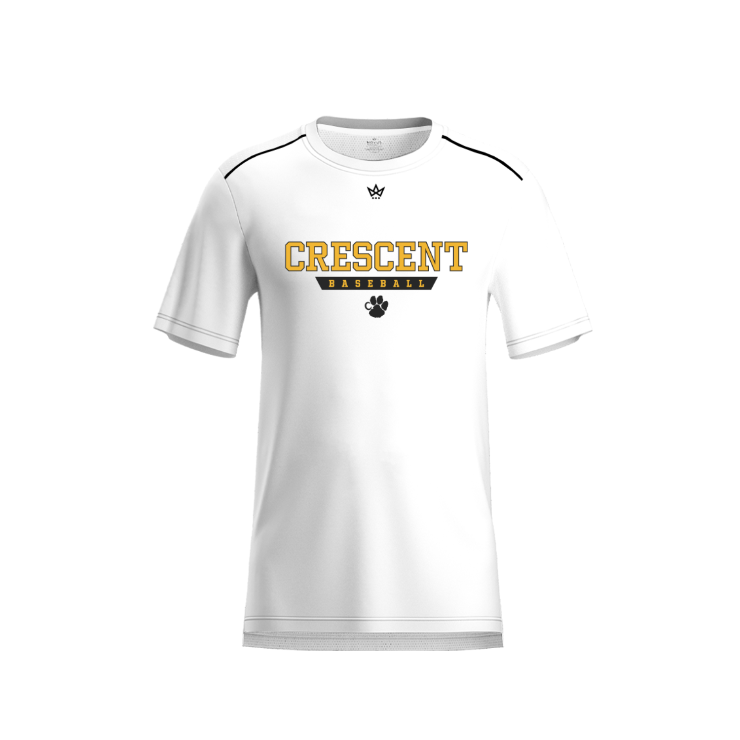 CRESCENT HS BASEBALL AURA TEE [WHITE]