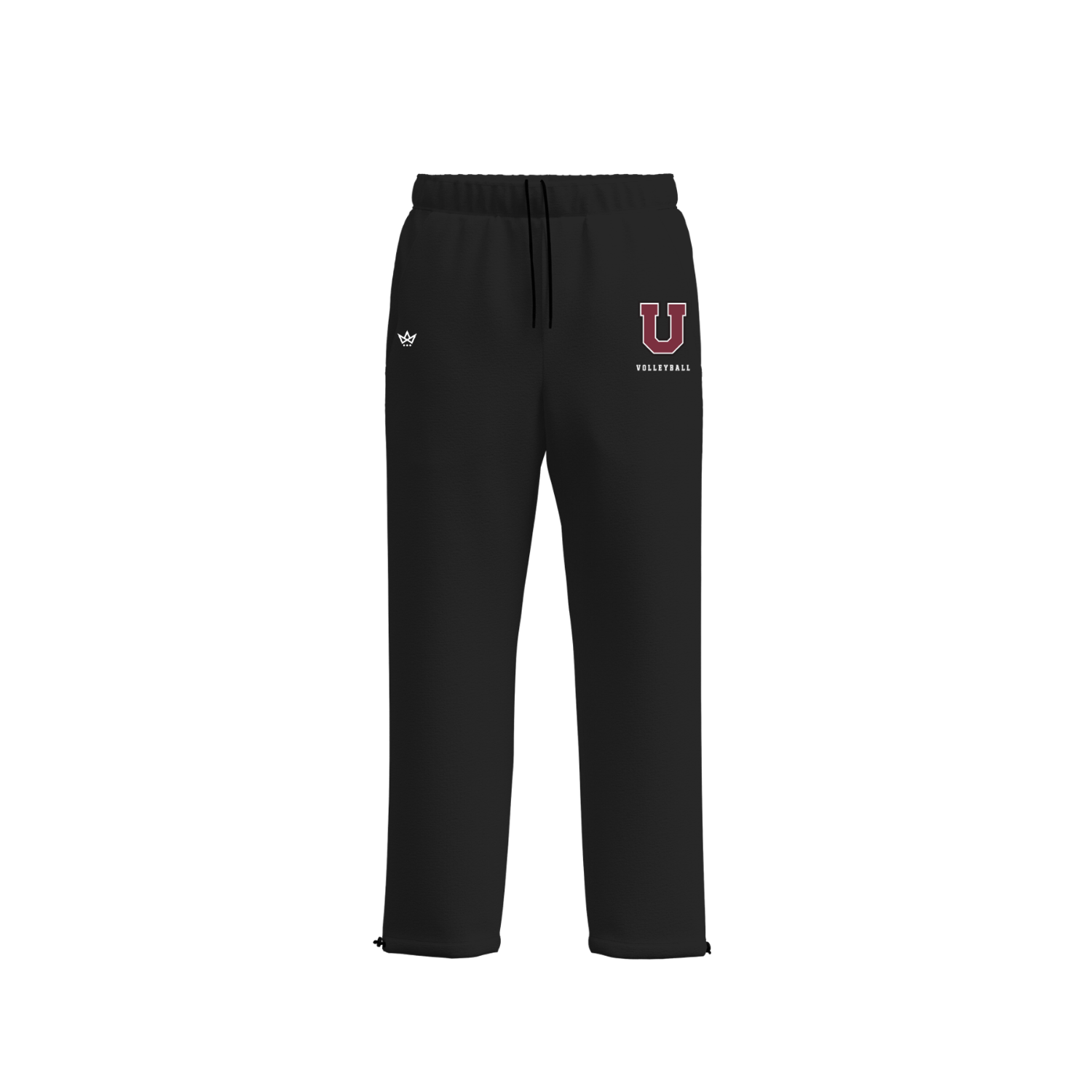 UNION COLLEGE VOLLEYBALL ACCESS COTTON FLEECE SWEATPANTS [BLACK]