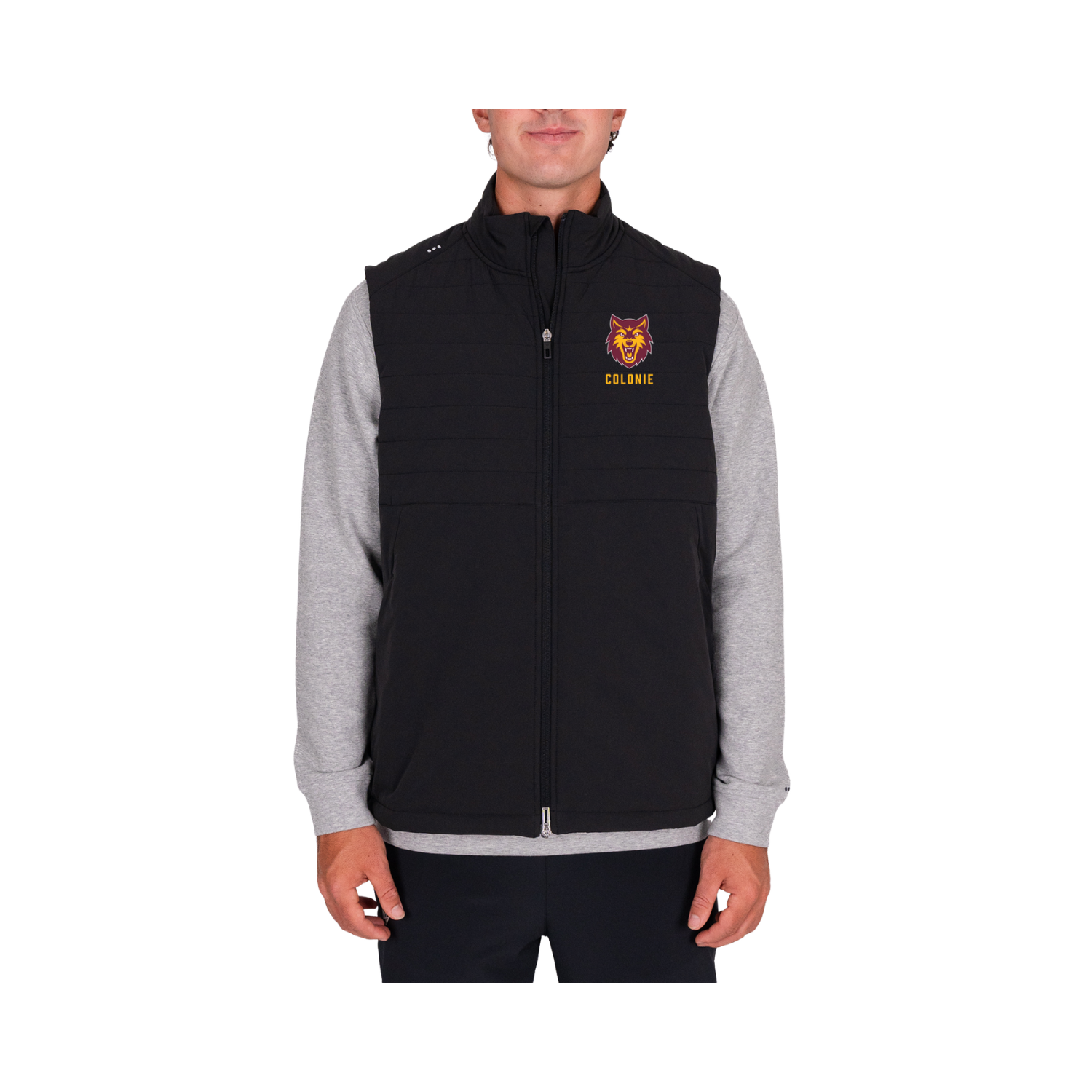 SOUTH COLONIE SCHOOL DISTRICT RESILIENT PUFFER VEST - ONYX