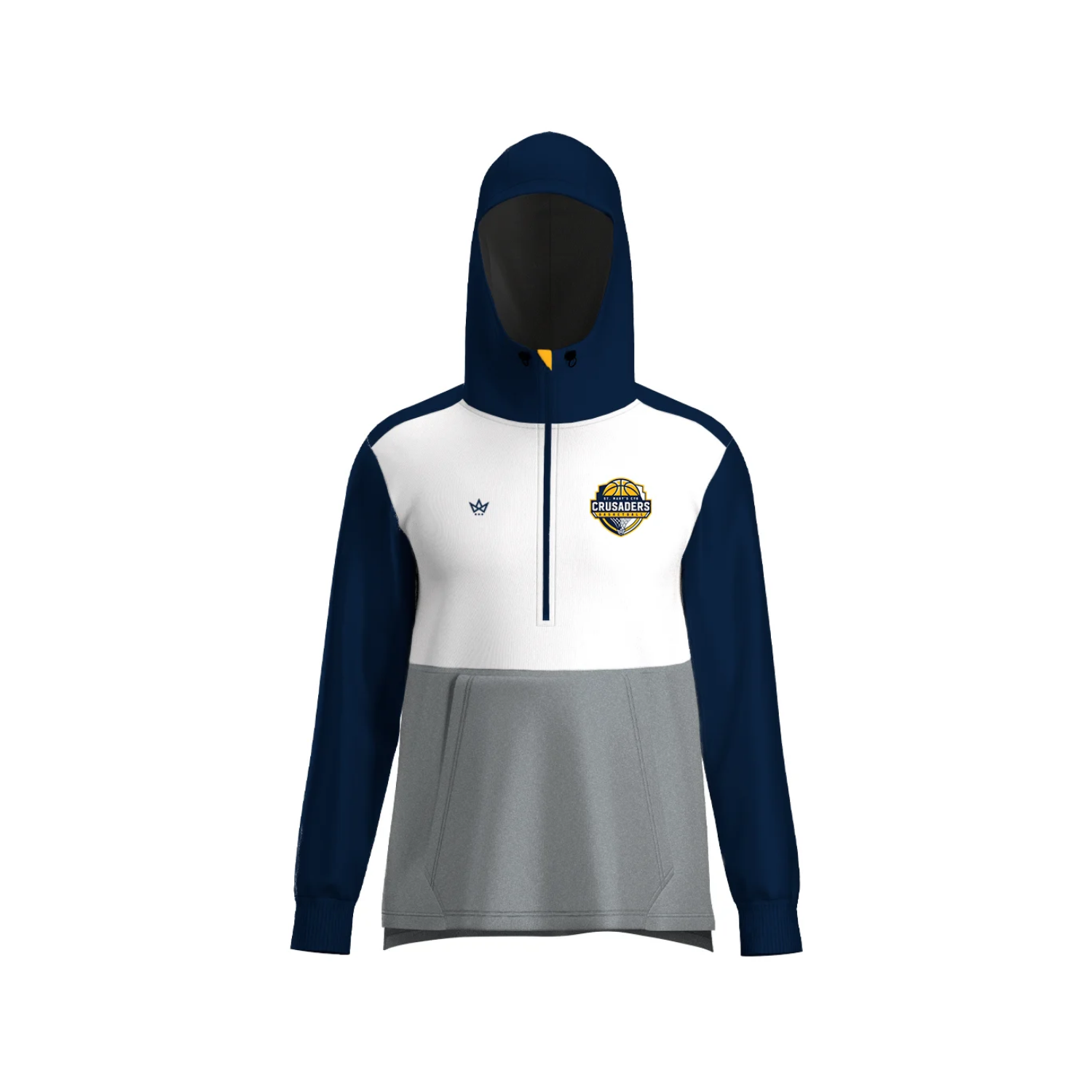 ST. MARY'S CYO MAGNA HOODIE [WHITE/GRAY/NAVY]