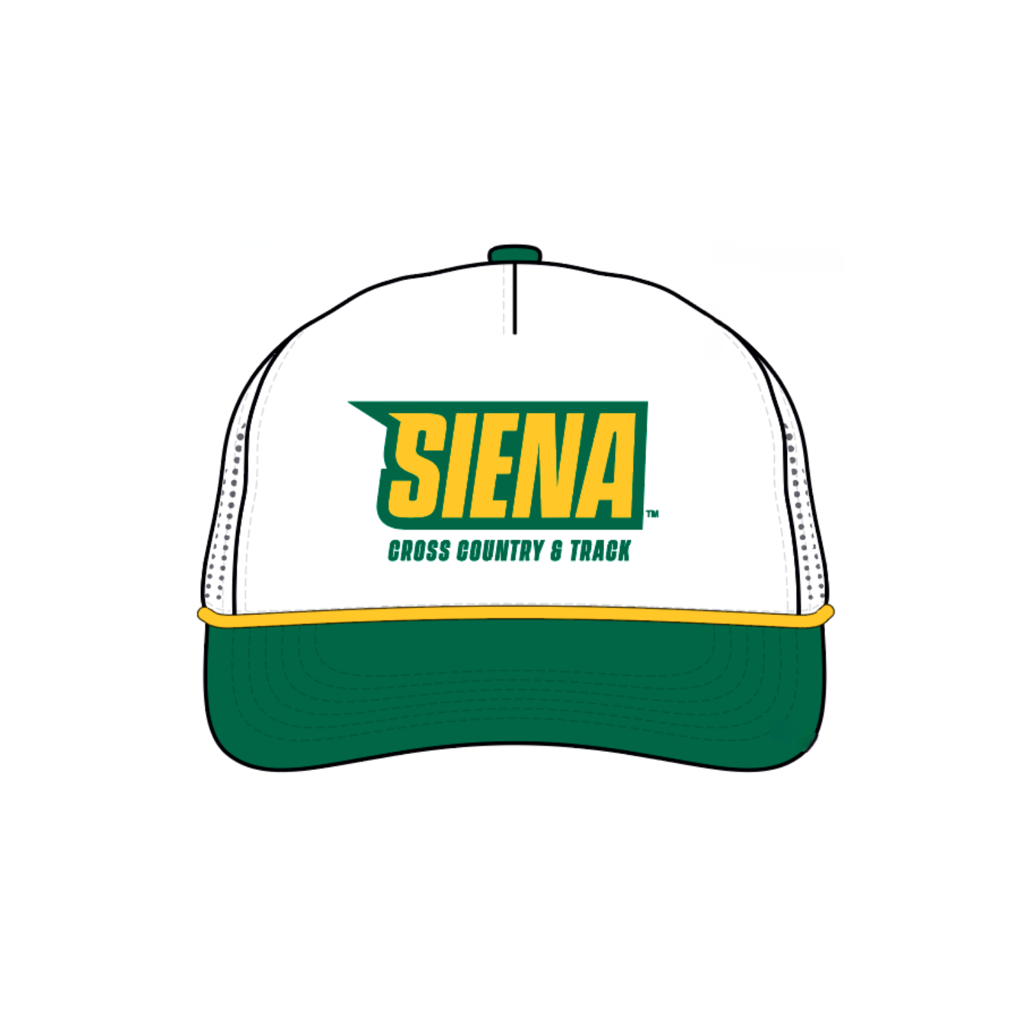 SIENA UNIVERSITY CROSS COUNTRY & TRACK PRO-TECH HALF-STRUCTURED 5-PANEL SNAPBACK