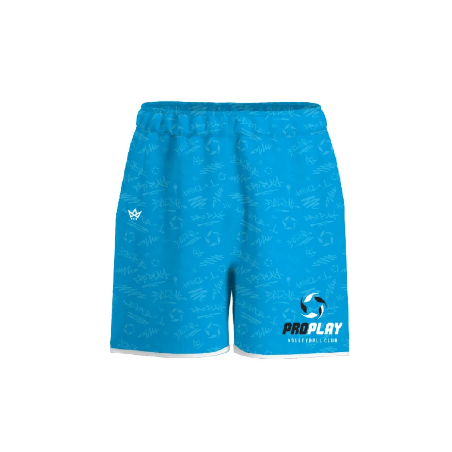PROPLAY VOLLEYBALL COACH SUB ASCENSION SHORTS [BLUE]