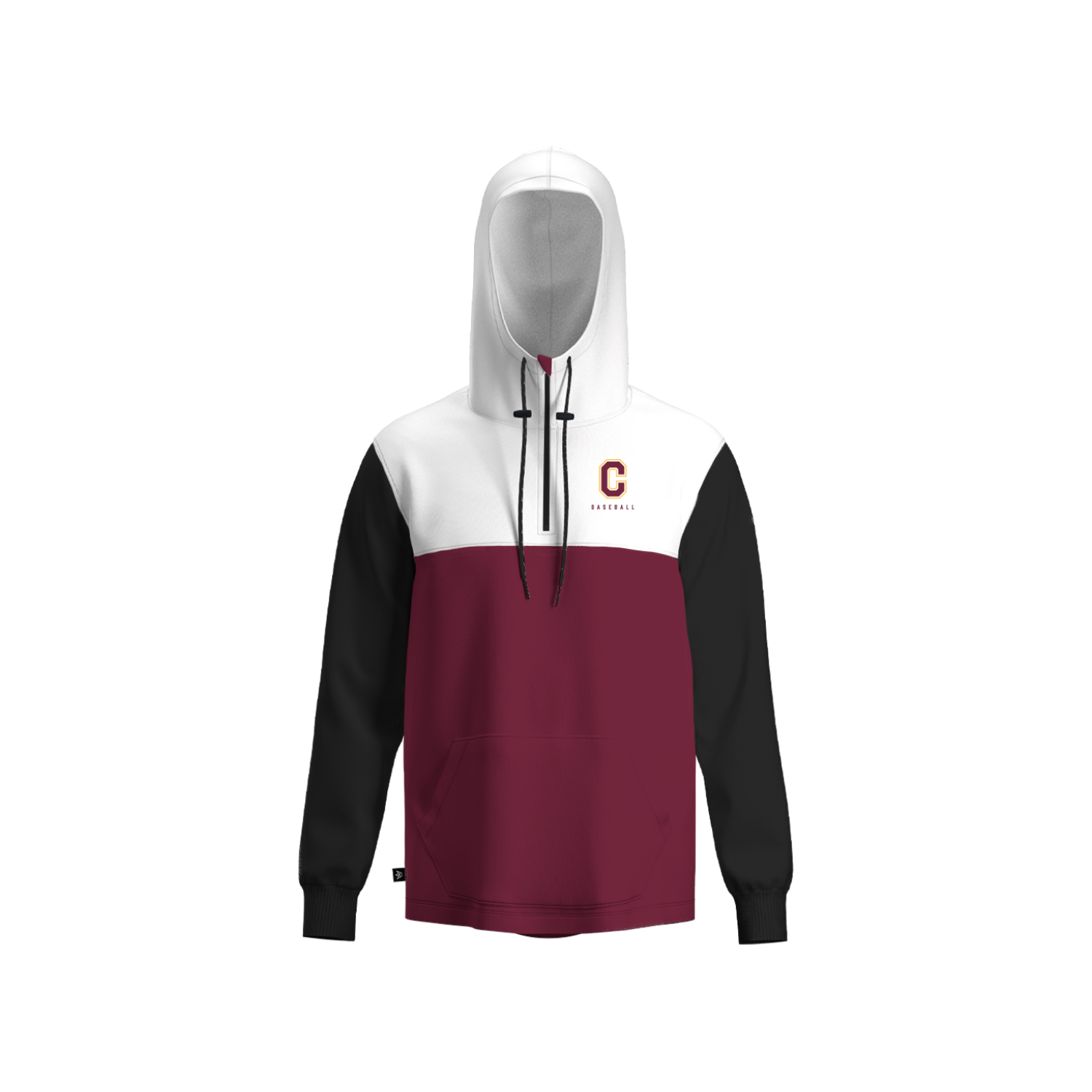 COLONIE HS BASEBALL '26 PANELED HOODIE
