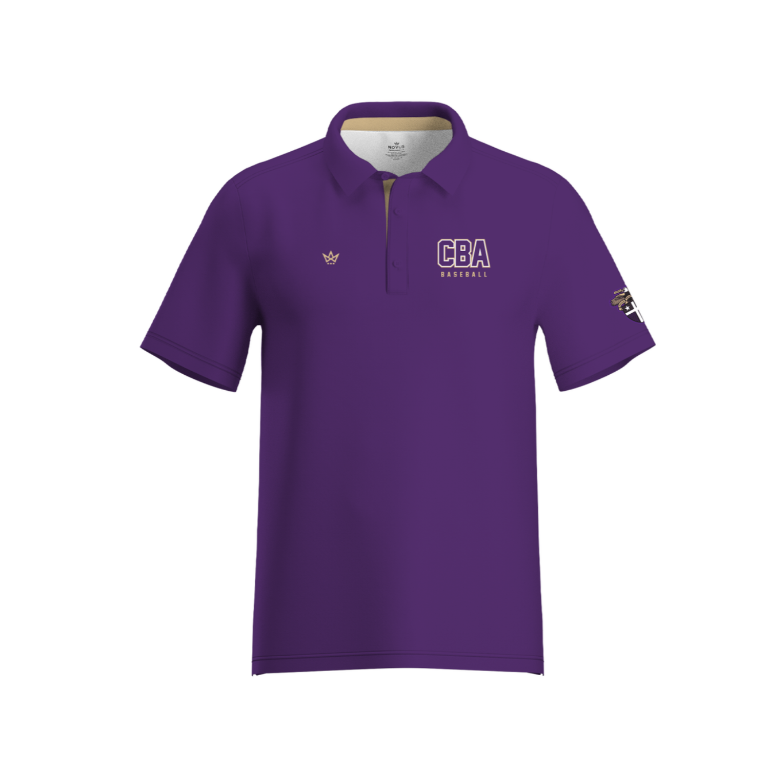 CBA BASEBALL SUB PERFORMANCE POLO [PURPLE]