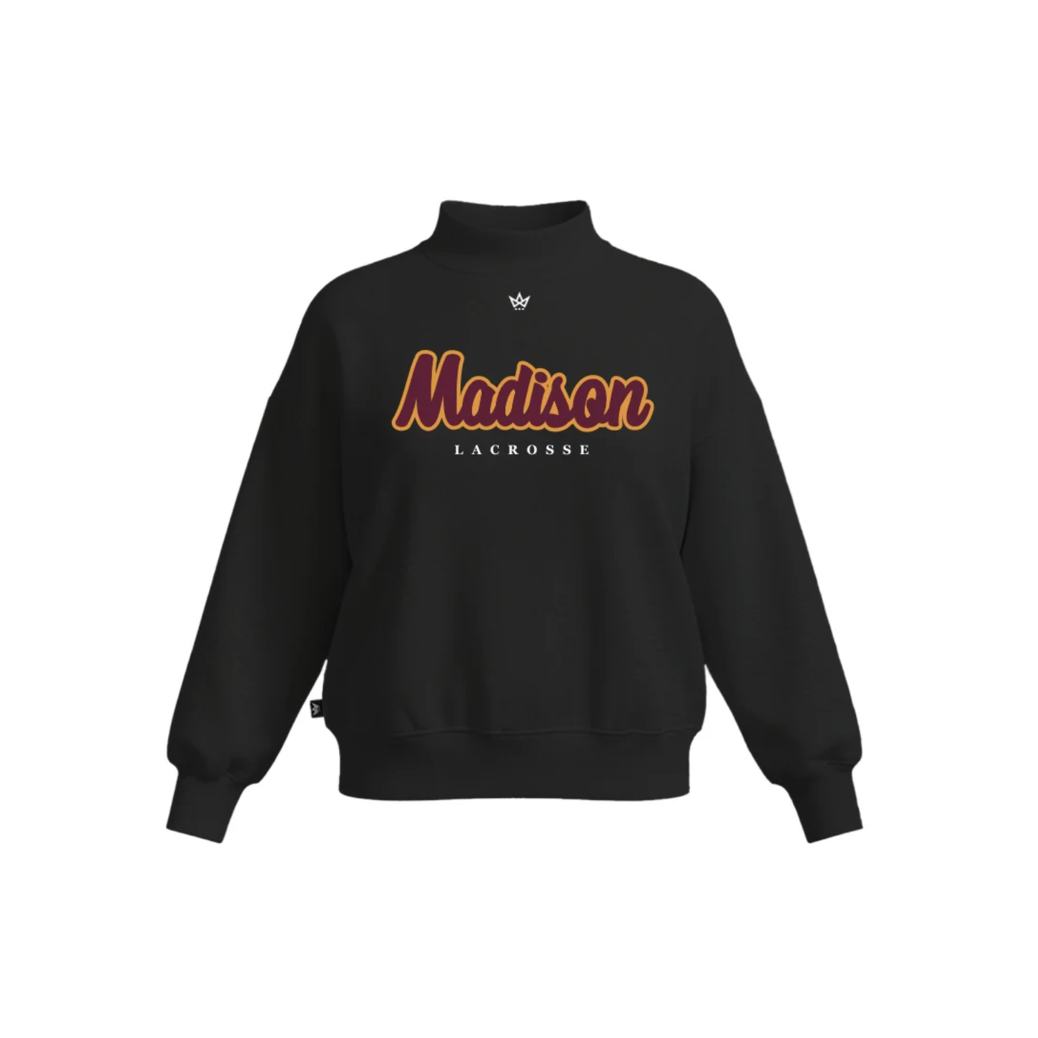 MADISON LACROSSE '26 WOMEN'S COTTON FLEECE MOCKNECK - TT