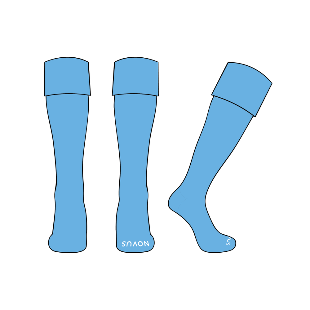 CAPITAL CITY FC CUSTOM SOCCER SOCK - SOLID  [BLUE]