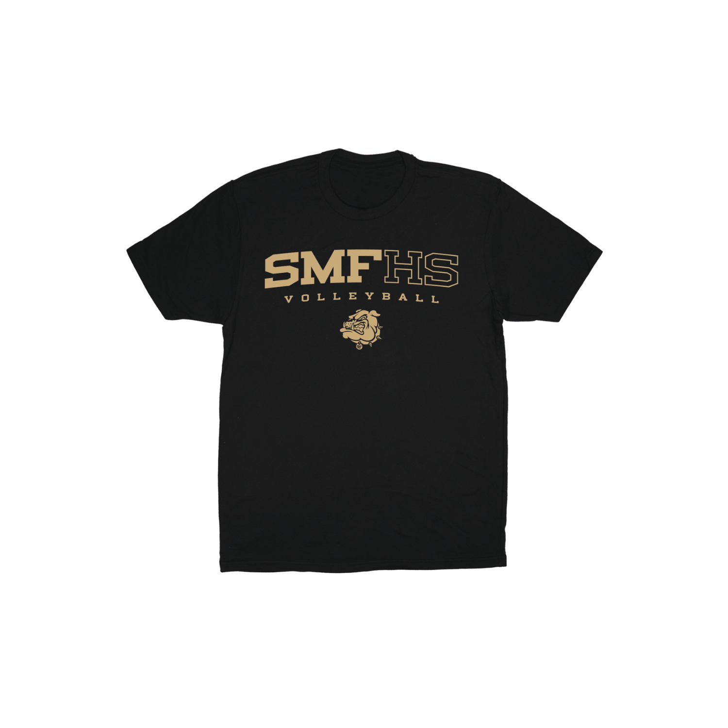 SMF GIRLS VOLLEYBALL '26 BASIC COTTON SS TEE - BLACK