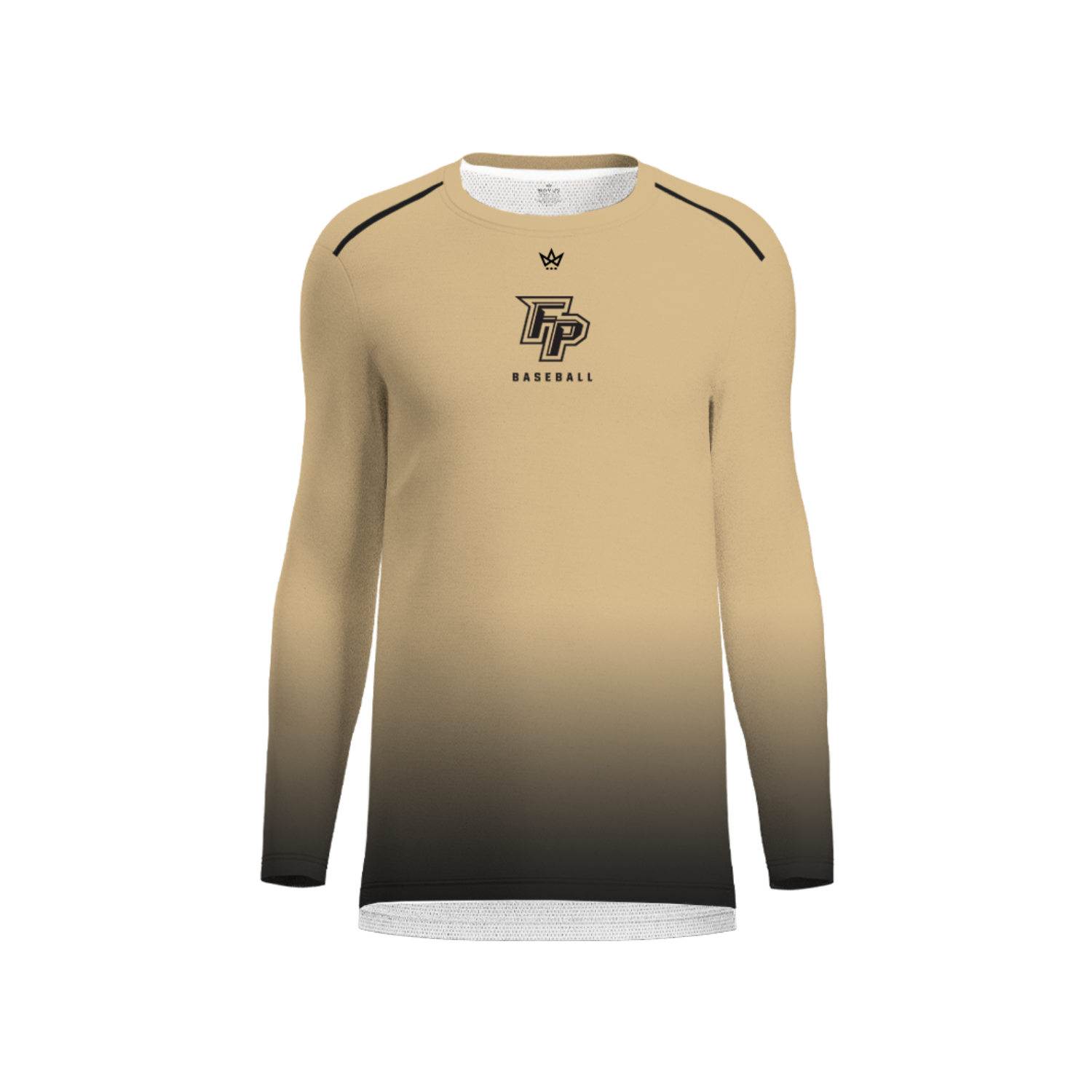 FORT PAYNE HS BASEBALL AURA LS [GOLD FADE]
