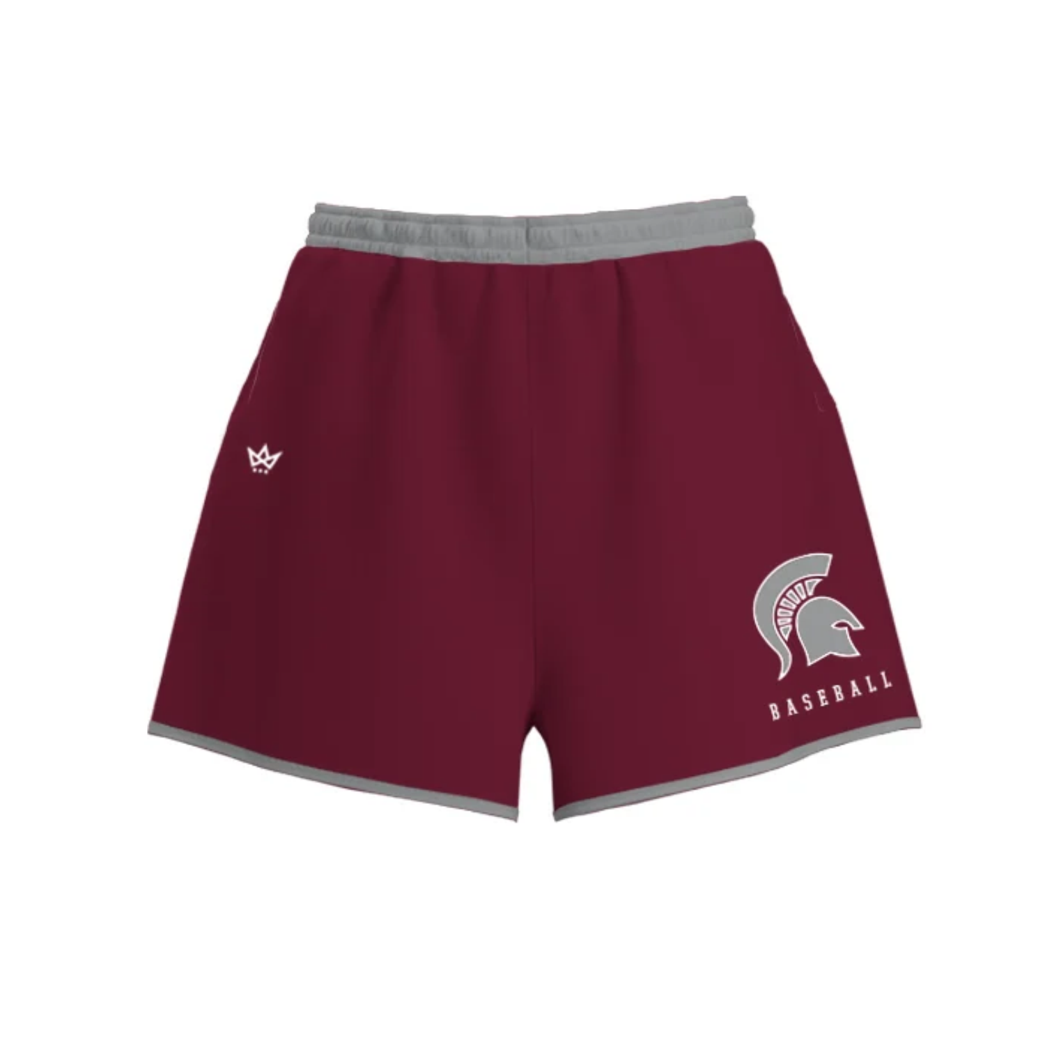 BHBL BASEBALL HOLIDAY STORE WOMEN'S SUB ASCENSION SHORTS [MAROON]