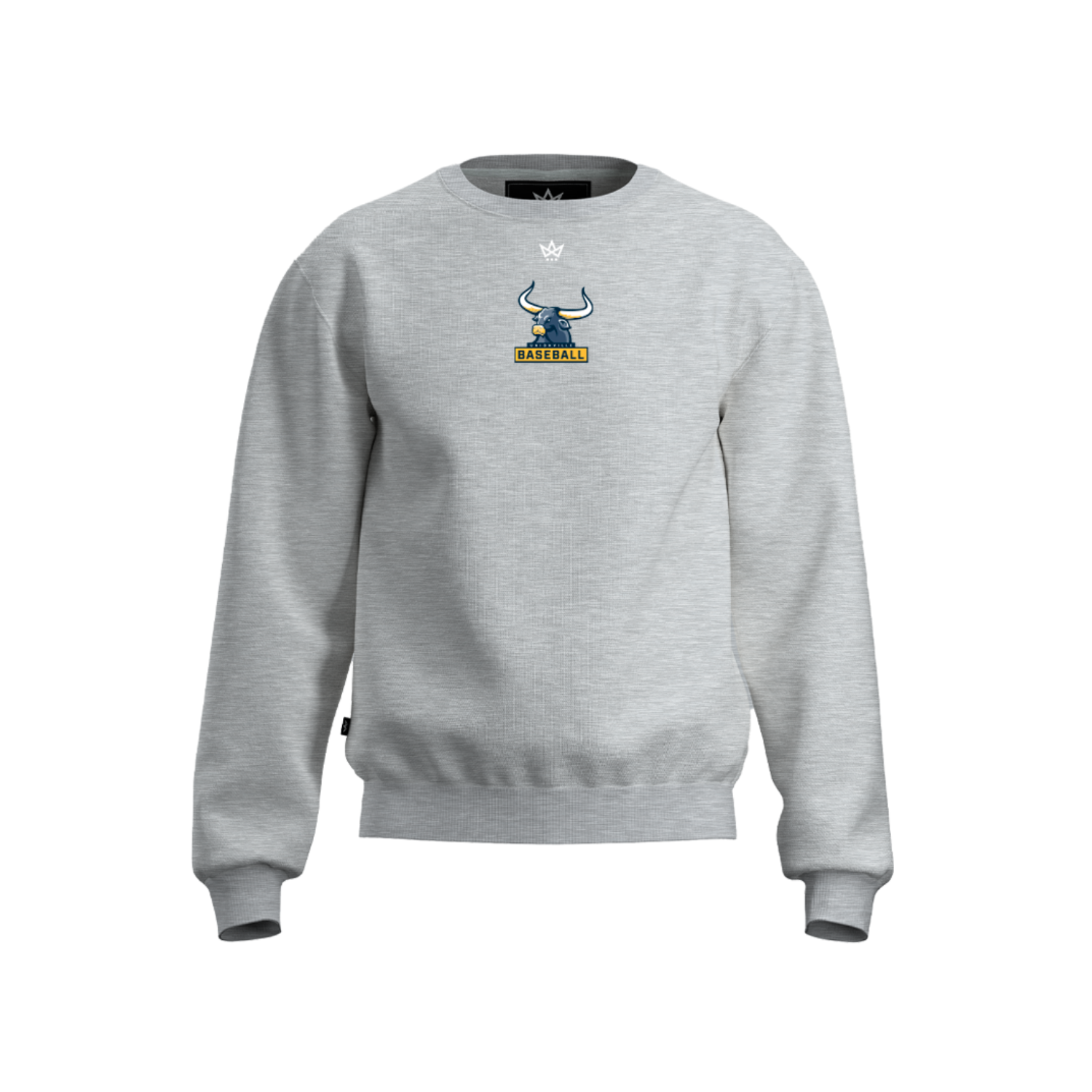 UNIONVILLE HS BASEBALL ACCESS COTTON FLEECE CREWNECK [GREY]