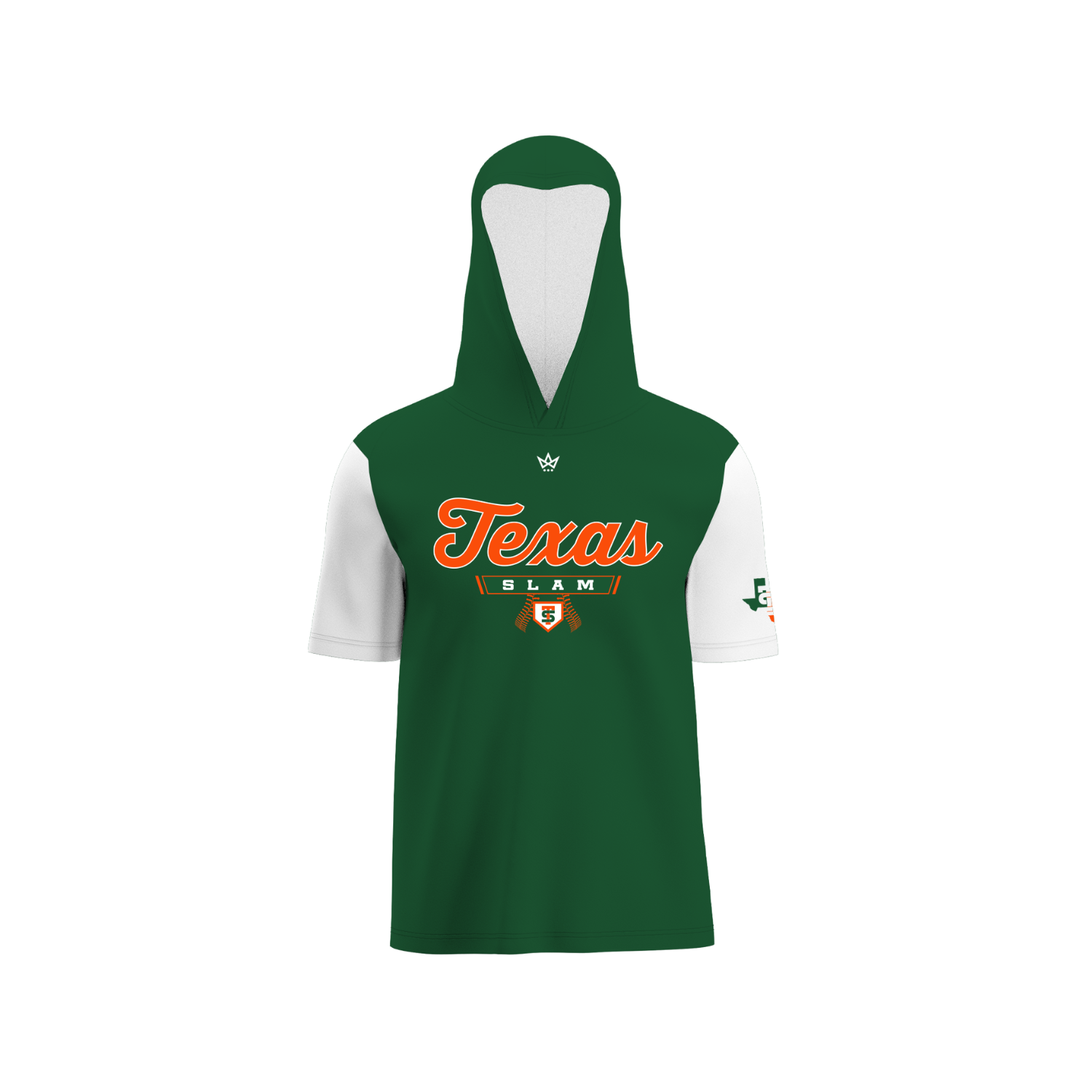 TEXAS SLAM PERFORMANCE SS HOODIE - GREEN