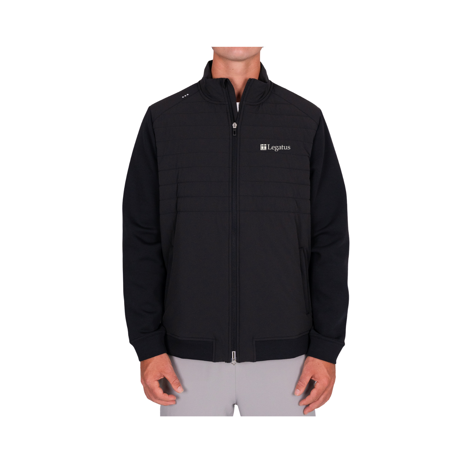 LEGATUS FALL '26 ROYALKNIT HYBRID JACKET - ONYX