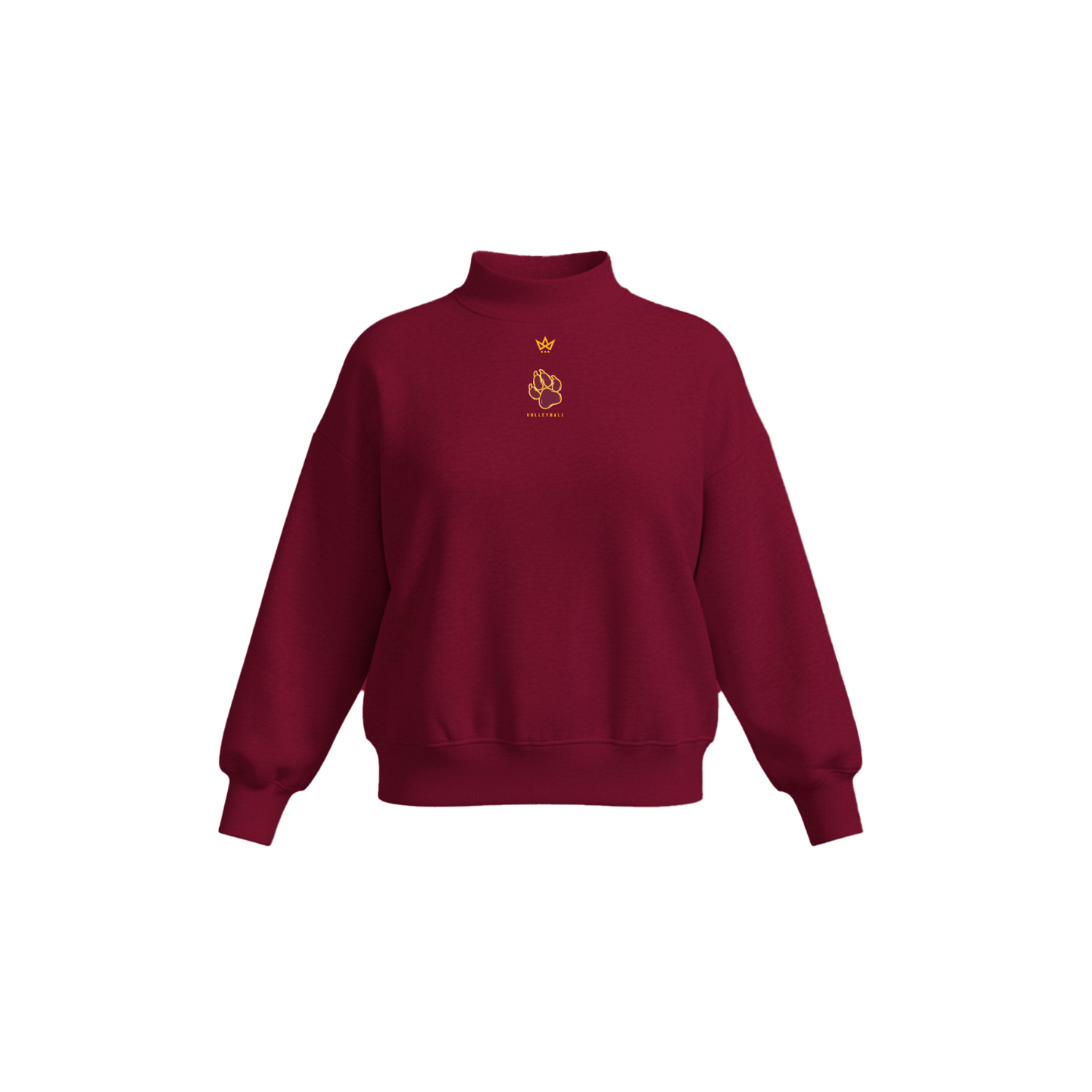 COLONIE VOLLEYBALL '26 WOMEN'S COTTON FLEECE MOCKNECK